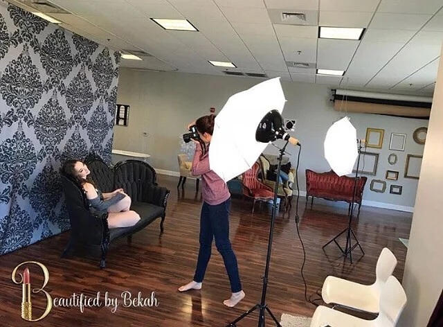 Behind the senses with Angelika Krug Photography .
