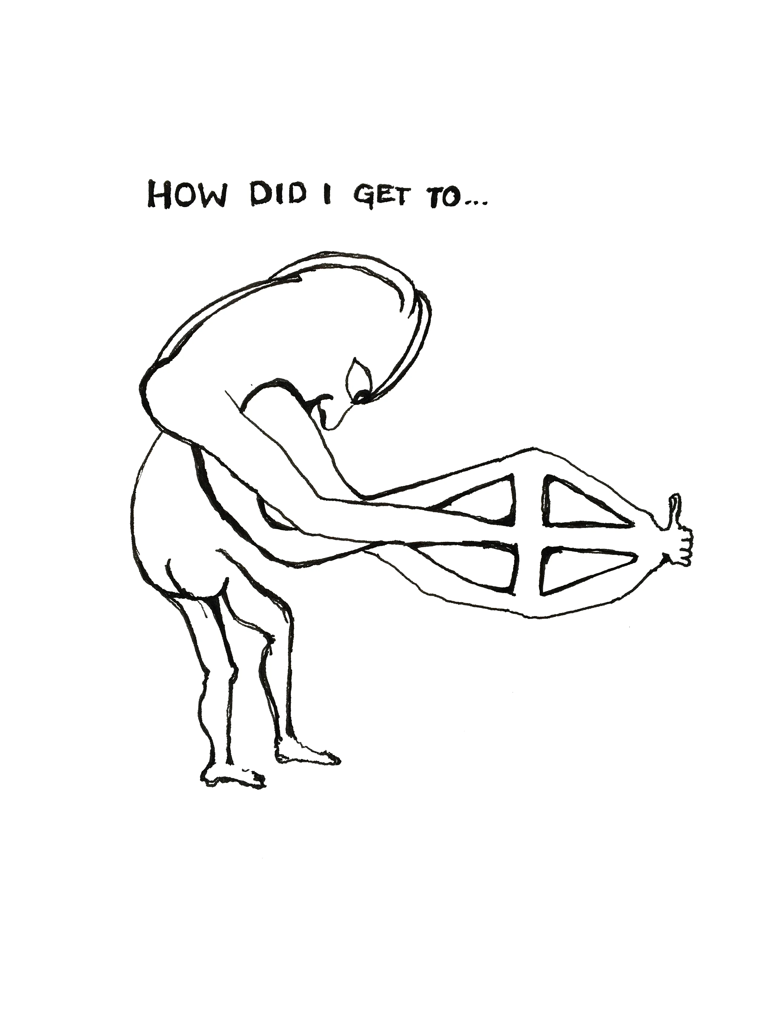 There's a puzzle from the head to the hand