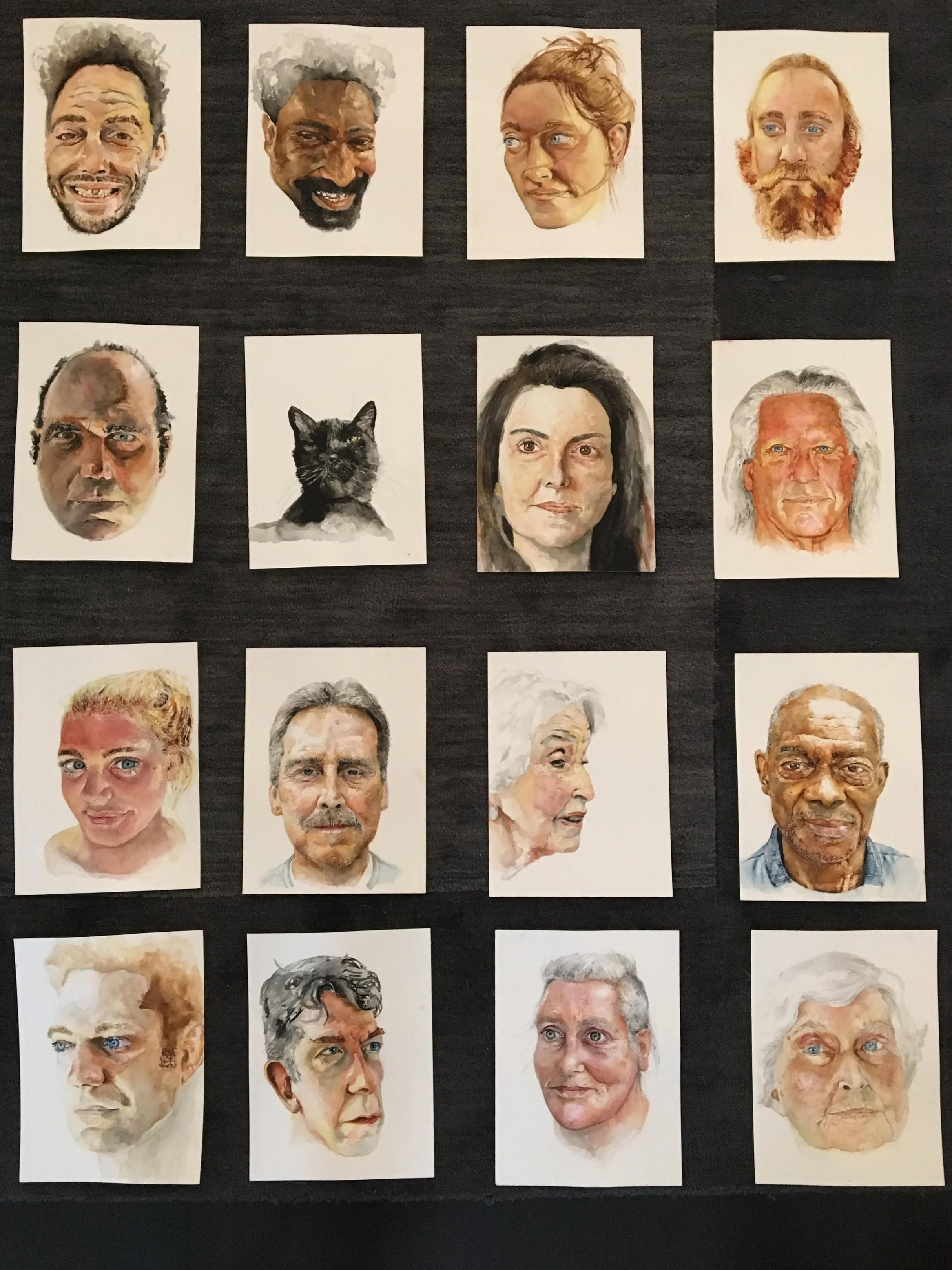16 portraits
