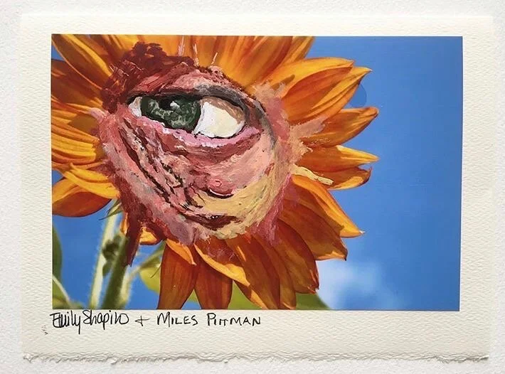 Painting on Photograph (Eye)