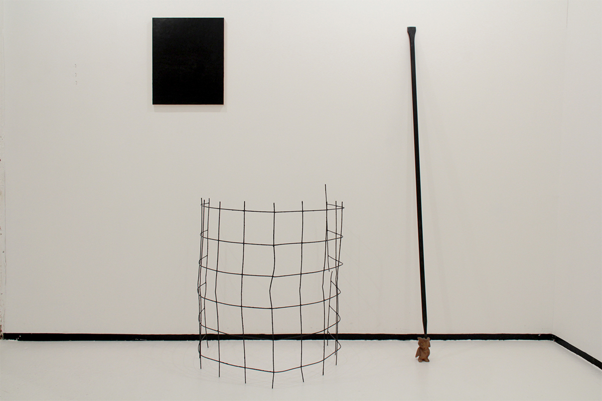 Untitled (Black, Grid, Owl)