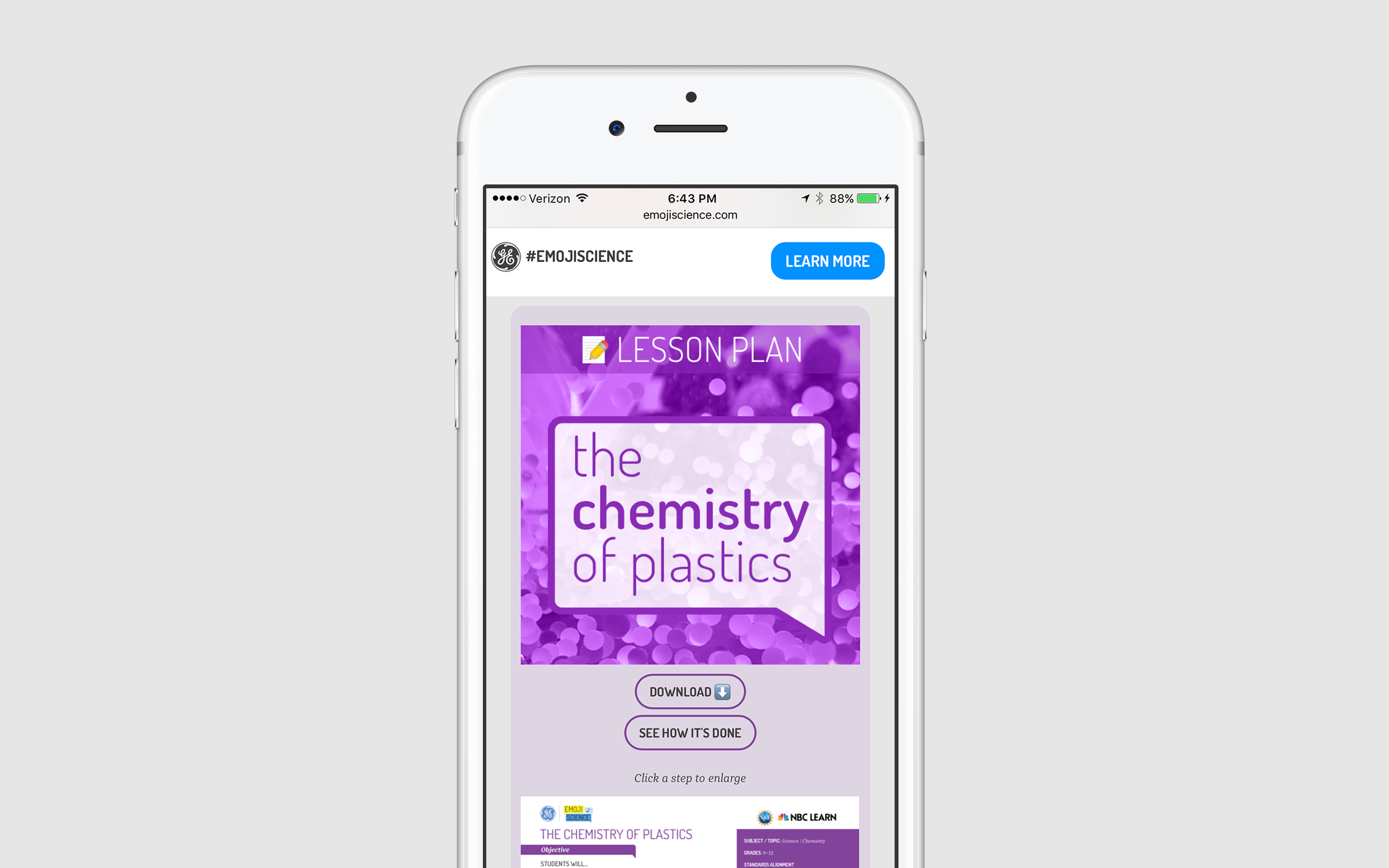 In collaboration with the NSF, we created lesson plans for teachers.