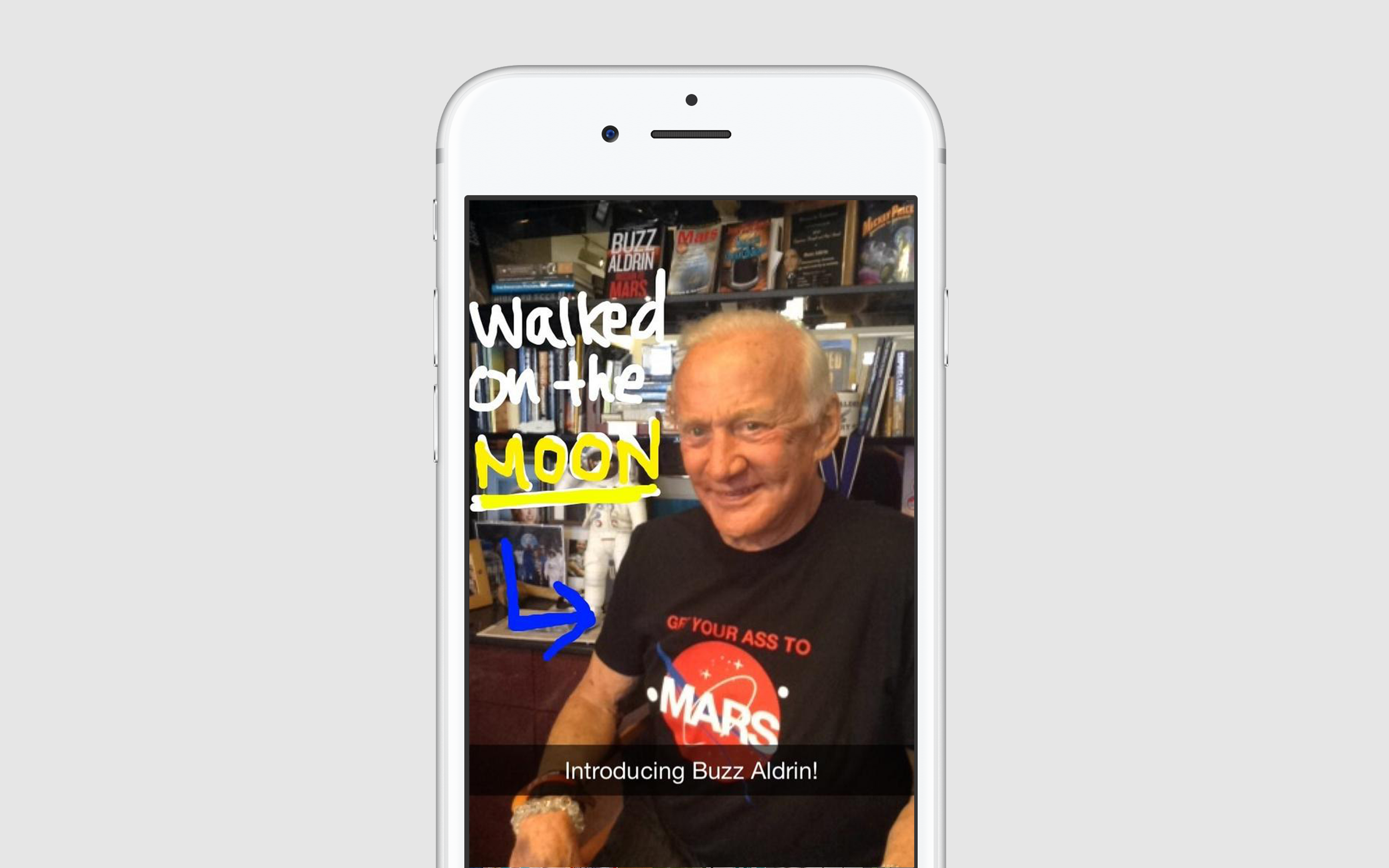 "Buzz" Aldrin q&A on Snapchat