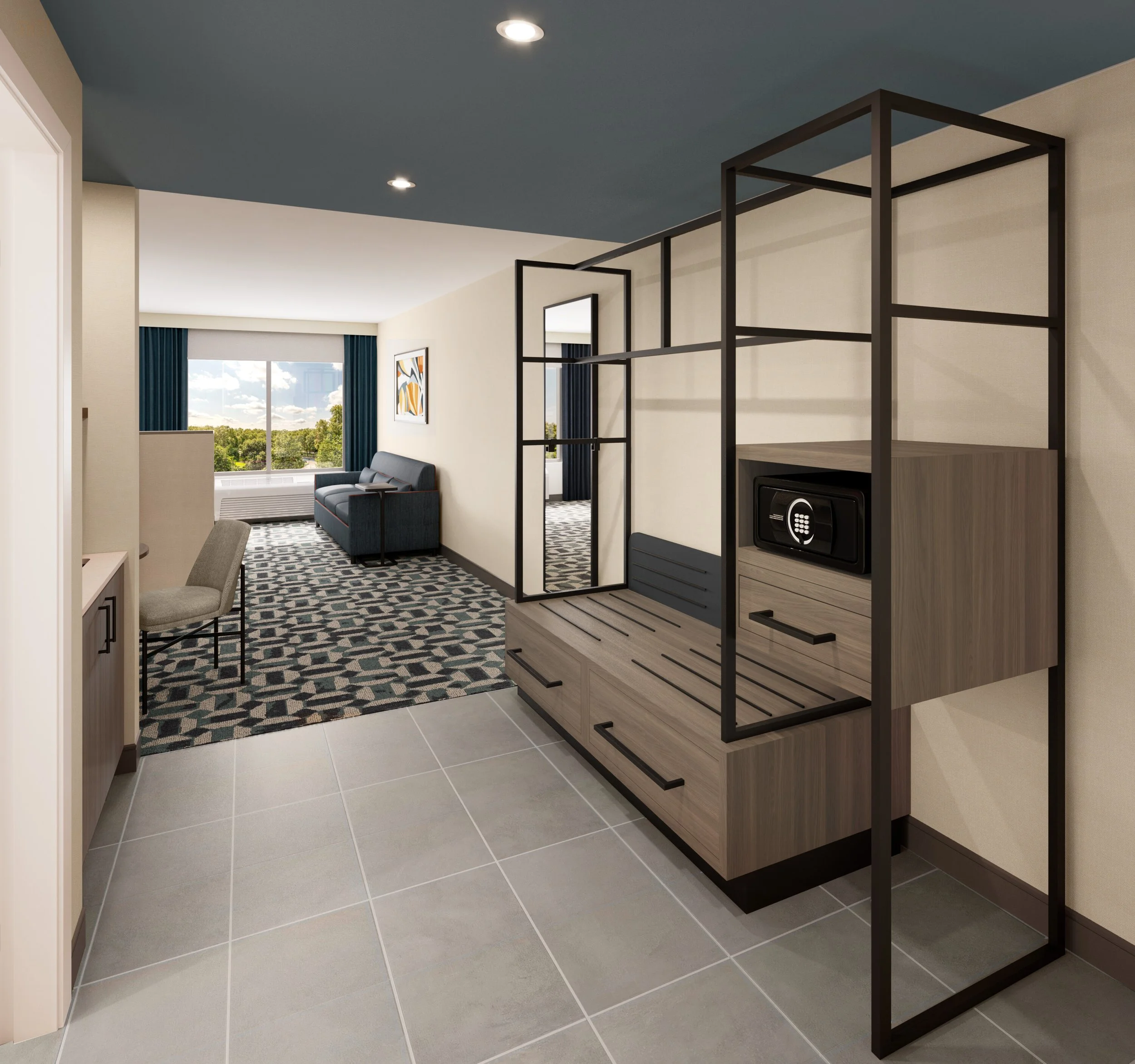 Splash - Optional King Deluxe Family - Bunk View.jpg