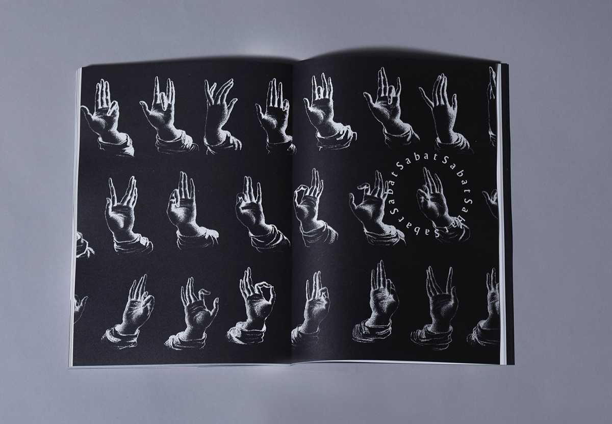 Public domain images are remixed and used as graphic spreads. Our logotype interacts with it framing key elements.