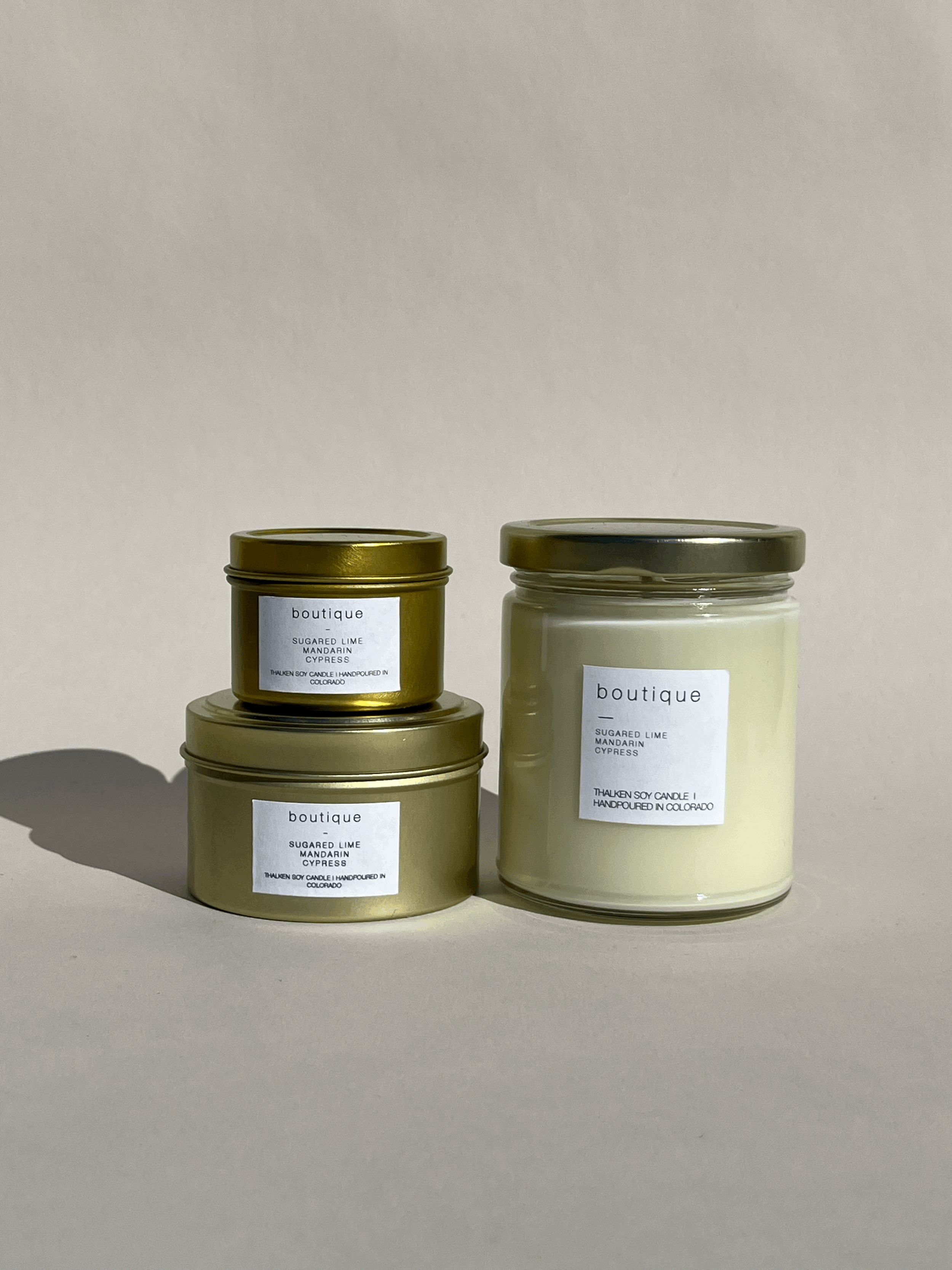Boutique candle