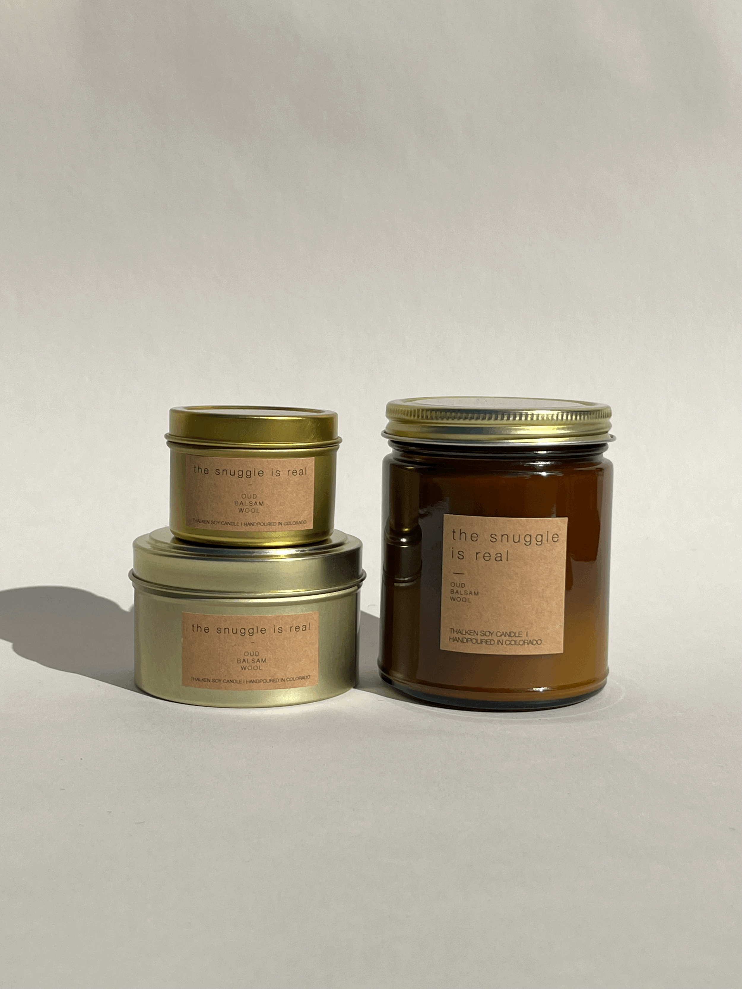 The Snuggle Is Real candle