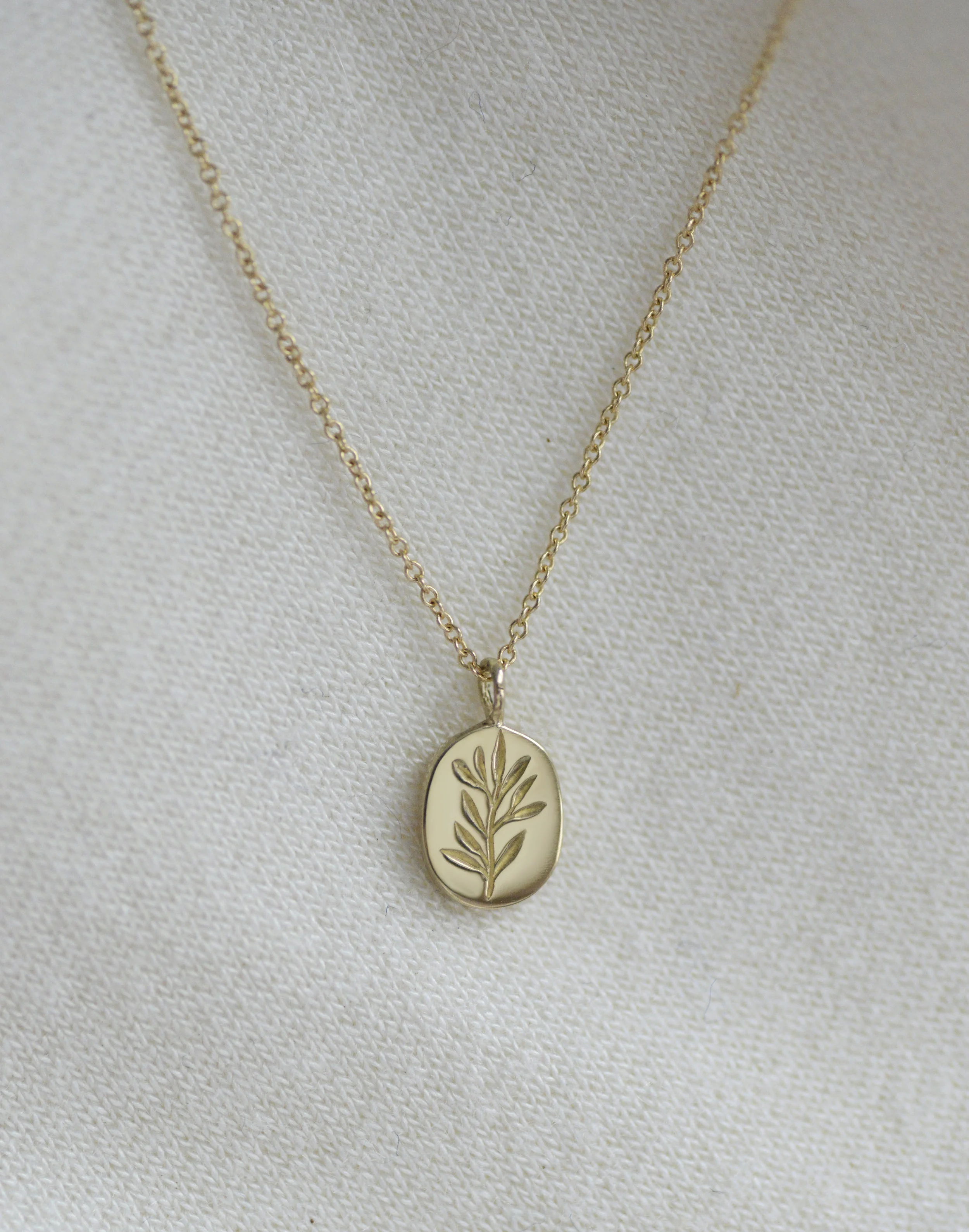 Olive Branch Pendant — Claus Jewelry