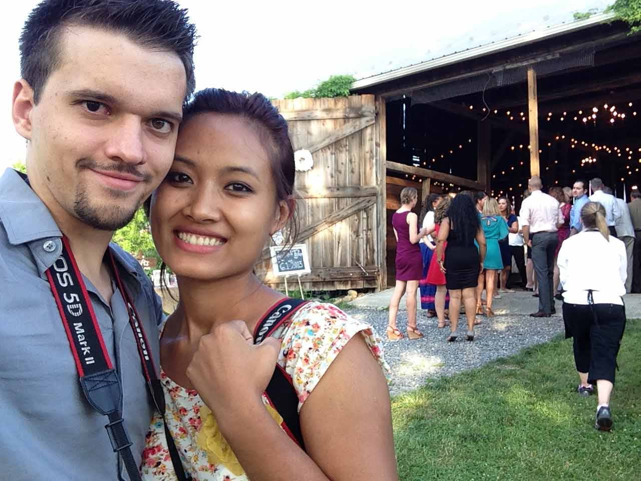Our first wedding we filmed together (Mid 2013) Two days after getting married and flying back from India, my lovely wife and I accidentally caught ourselves filming our first wedding. I remember always vowing to myself how I'd never film a wedding. Now we film weddings full time, God has great sense of humor!