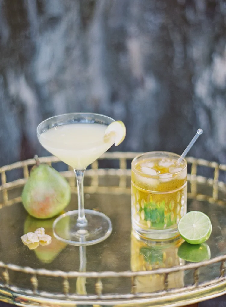 Ginger-Lime Signature Wedding Drinks