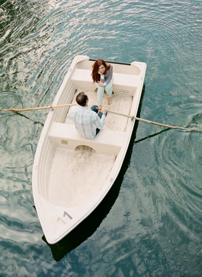 Row Boat Engagement Session
