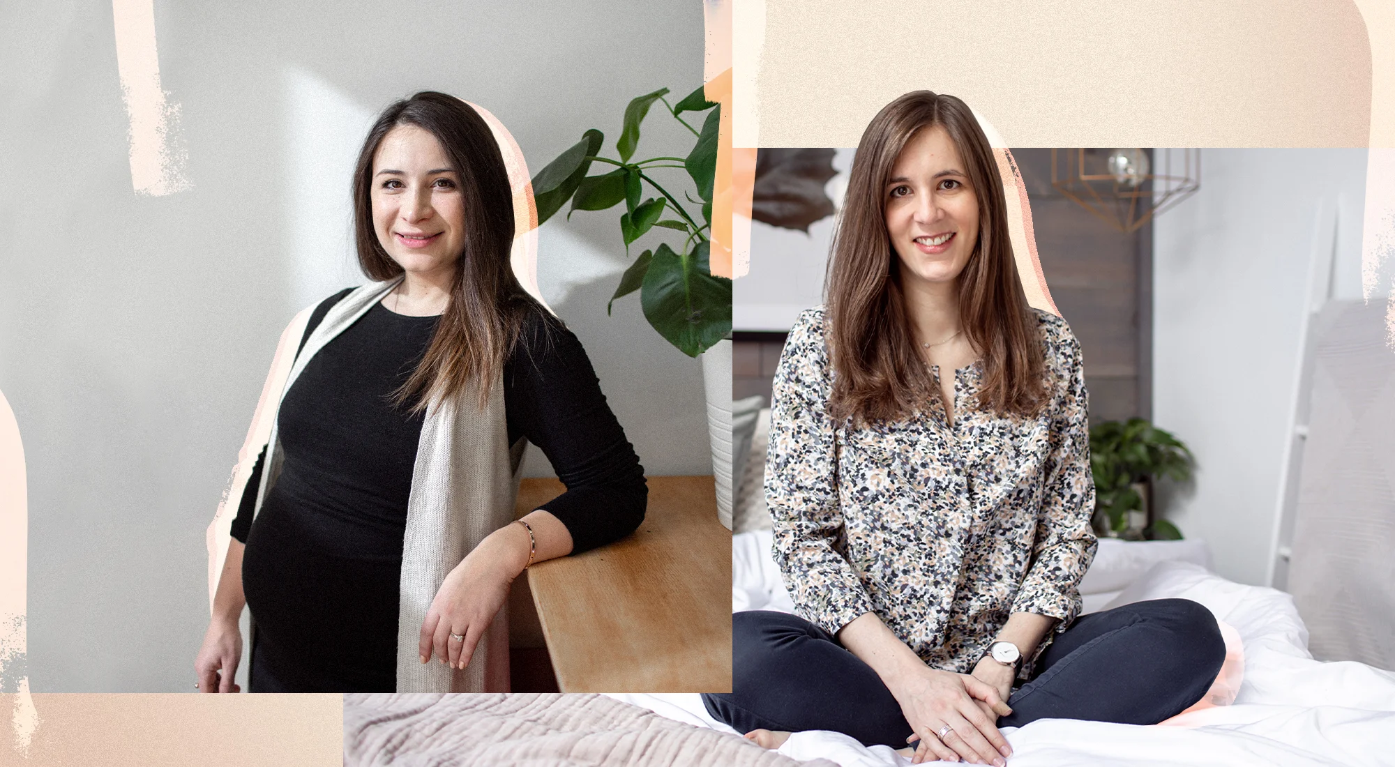 Alexandra Voyevodina (left) and Violette Coquatrix (right); (Photo: Chris Pangan; graphic design: Cat Walrond)