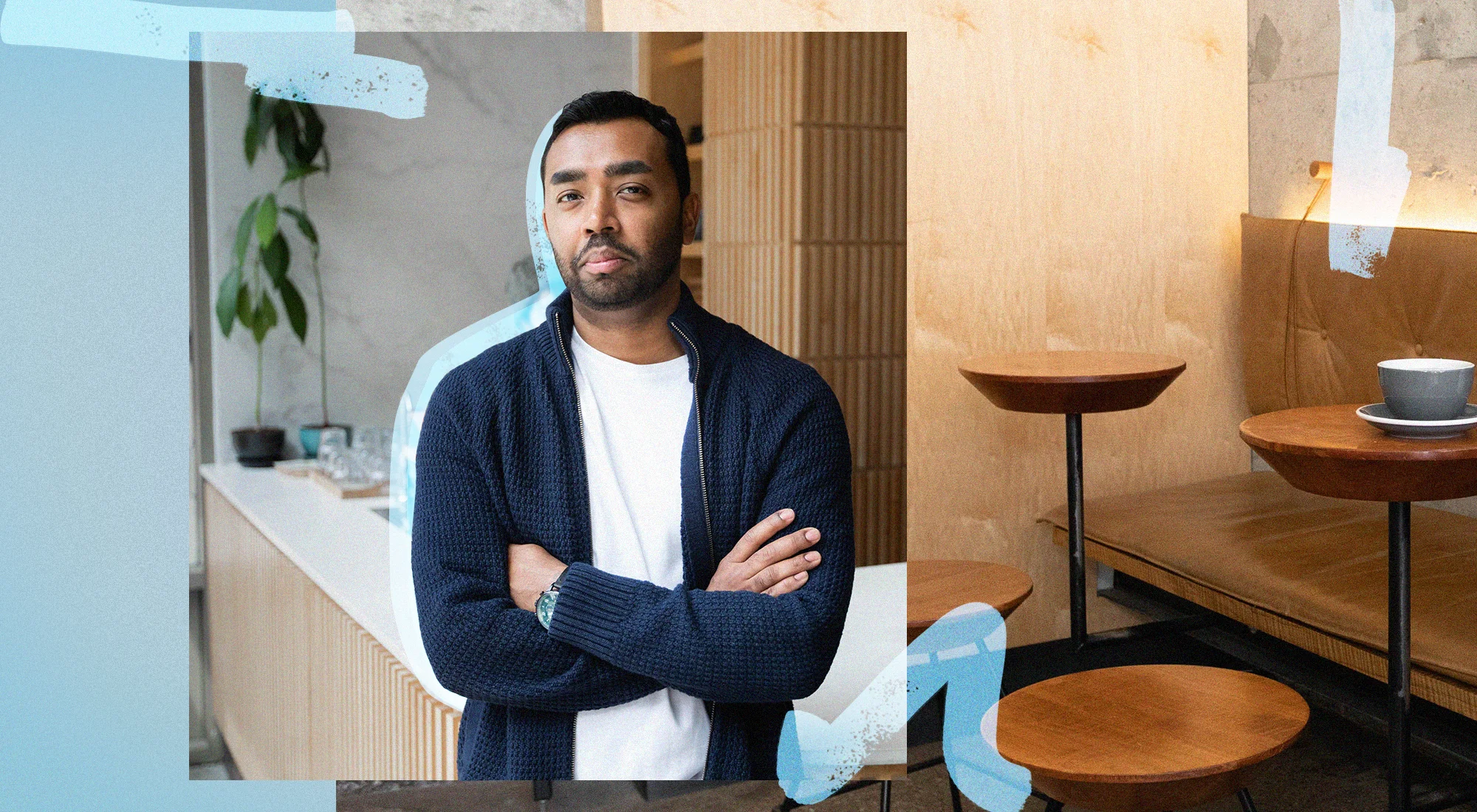 Suresh Doss (Photo: Byron Chan; graphic design: Cat Walrond)