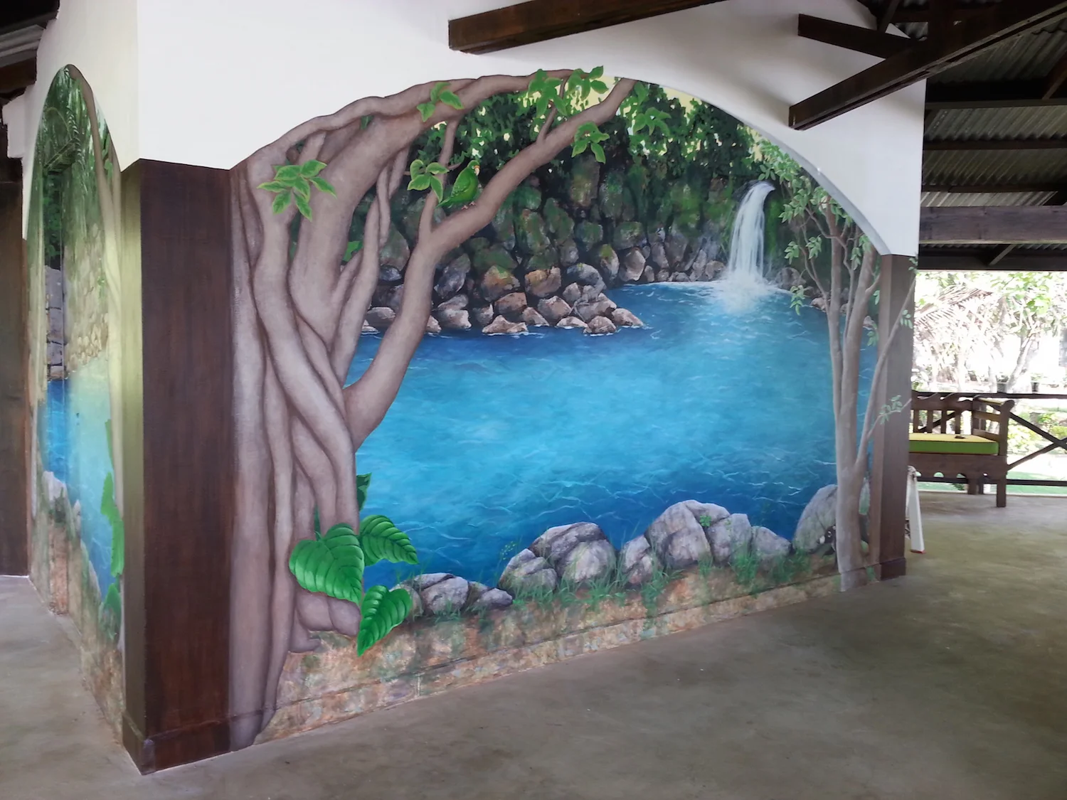 Mural at Sugar Beach Resort  Guanacaste, Costa Rica
