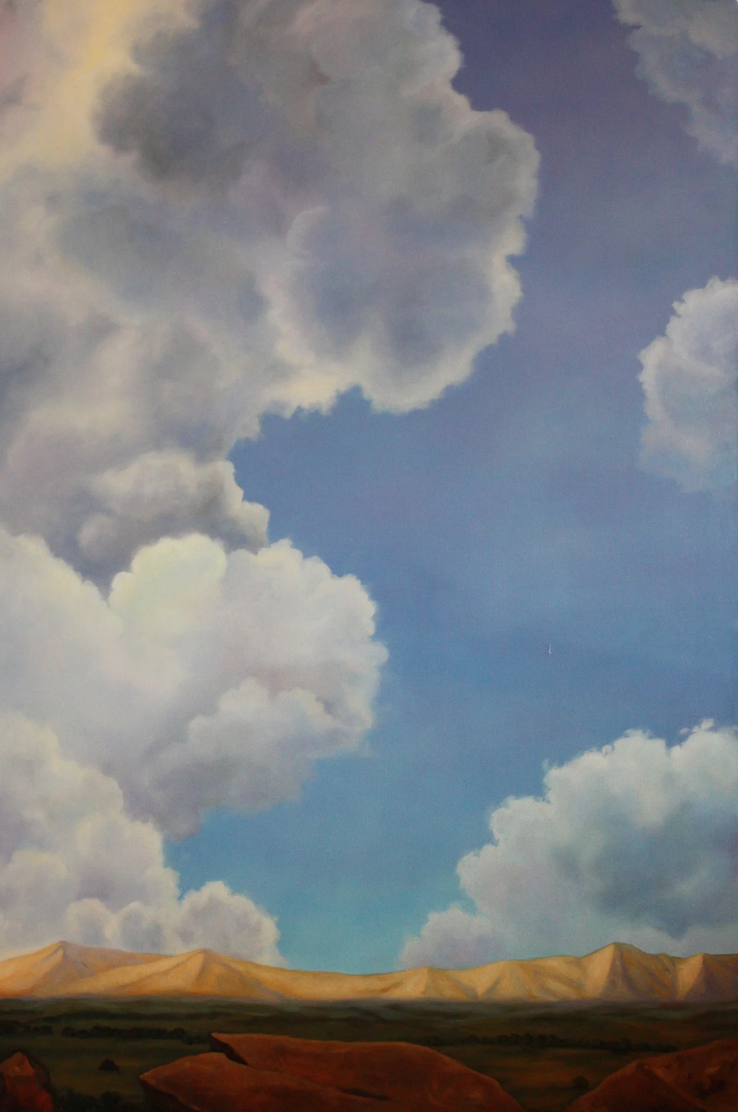 Cloud Painting Oil on canvas 72”x 44”