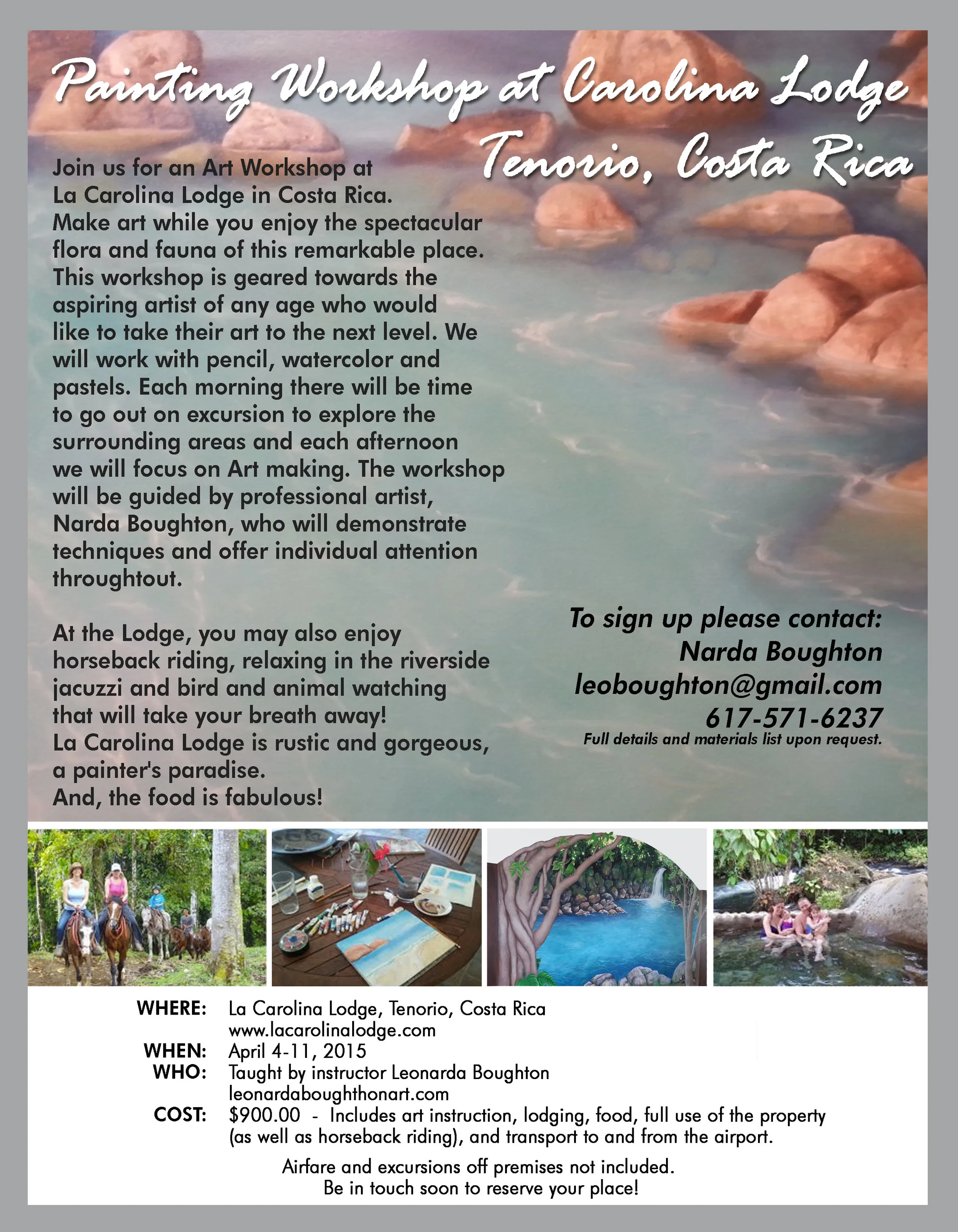 Painting Workshop in Costa Rica — 2015