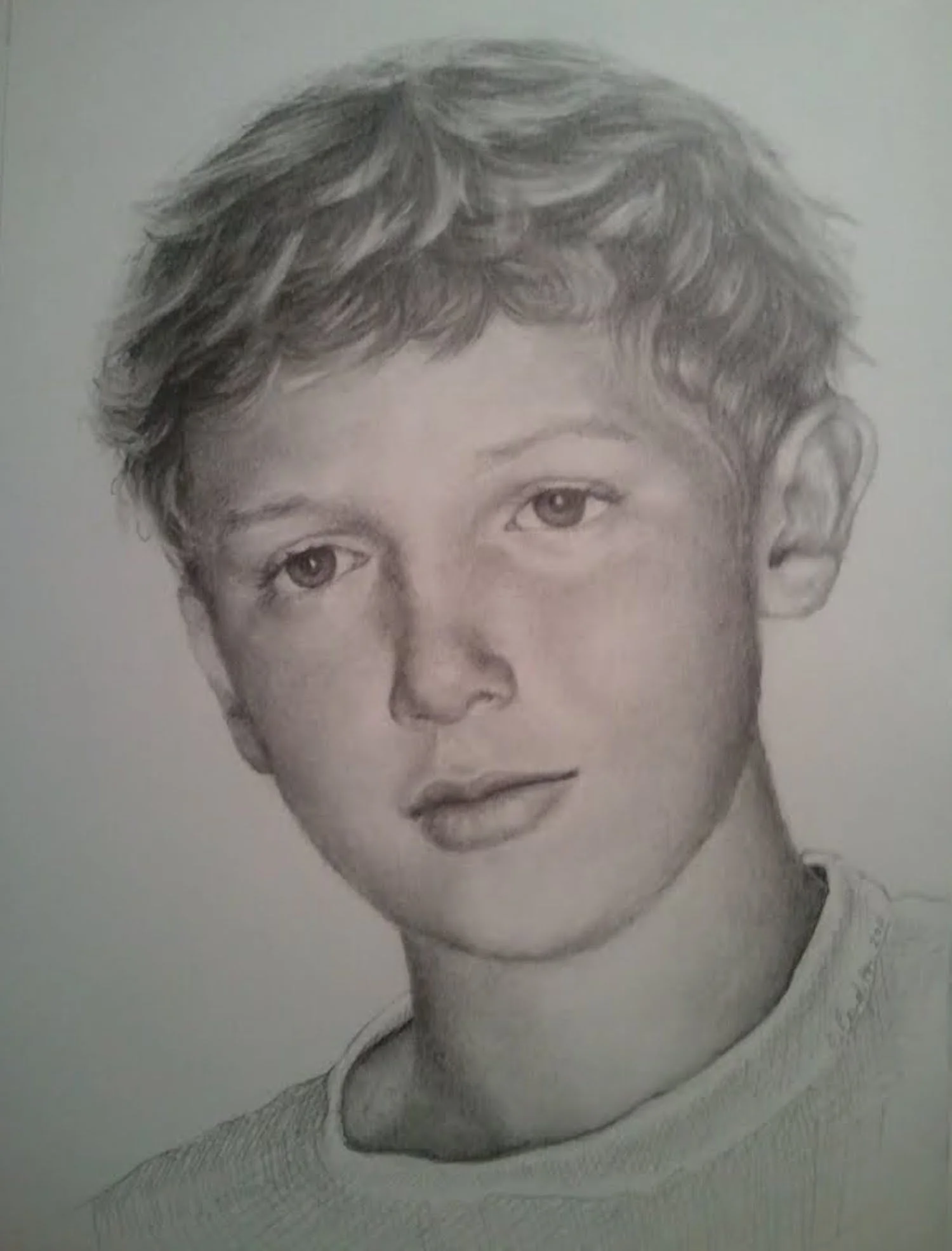 Alden Graphite on paper 11” x 8.5”