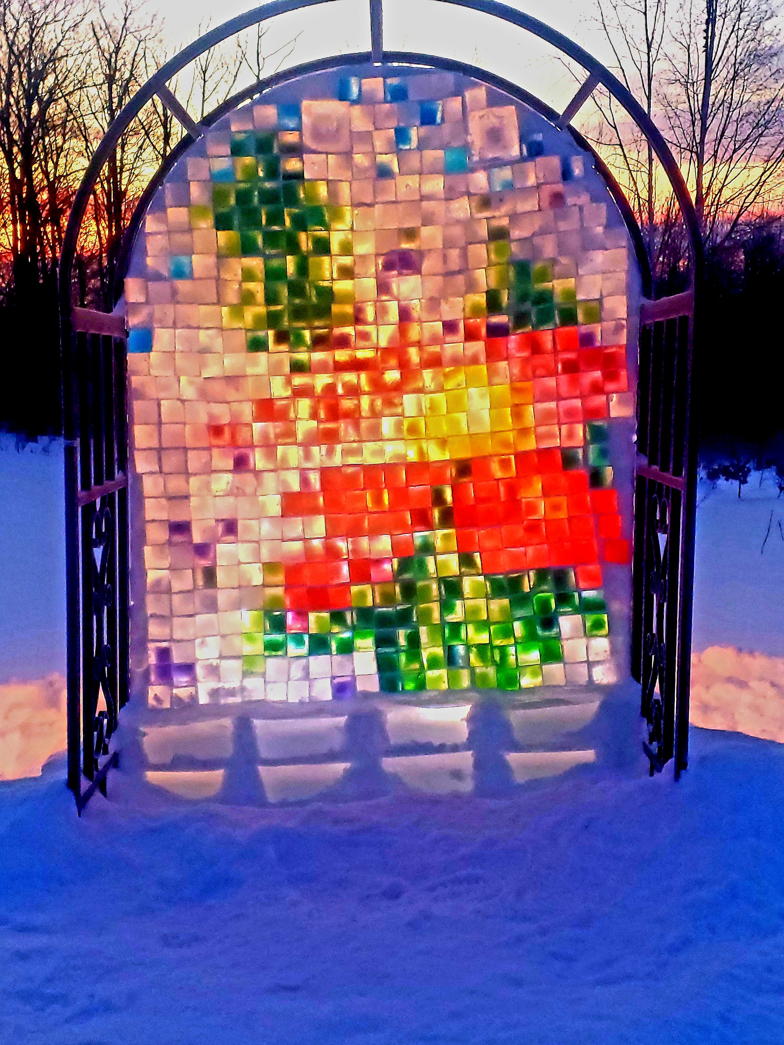 Arbor Ice Mosaic (nighttime)