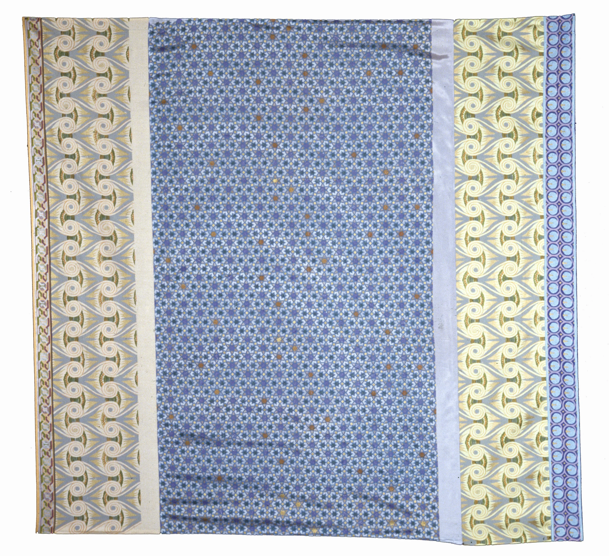 blue silk, 1978, silkscreen/silk, 57 x 60”, 8 in series