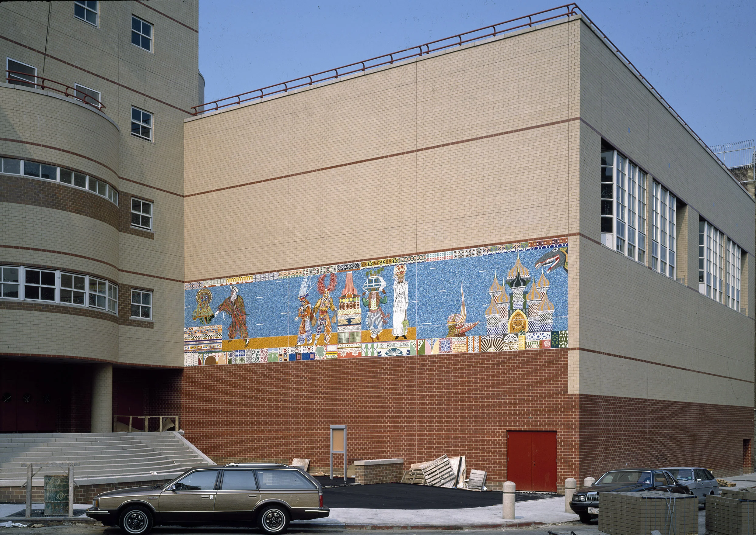 CARIBBEAN FESTIVAL ARTS, 1991, glass mosaic, 160 x 744”