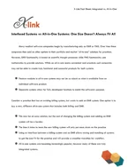 All-In-One vs. Integrated Fact Sheet