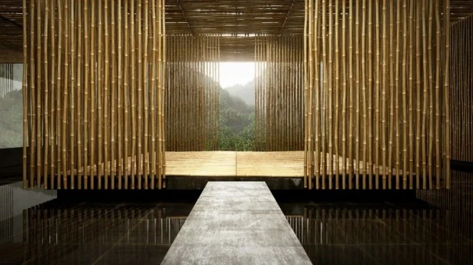 appealing-square-shaped-room-space-idea-yoga-space-modern-resort-design-bamboo-wall-panels-680x382.jpg