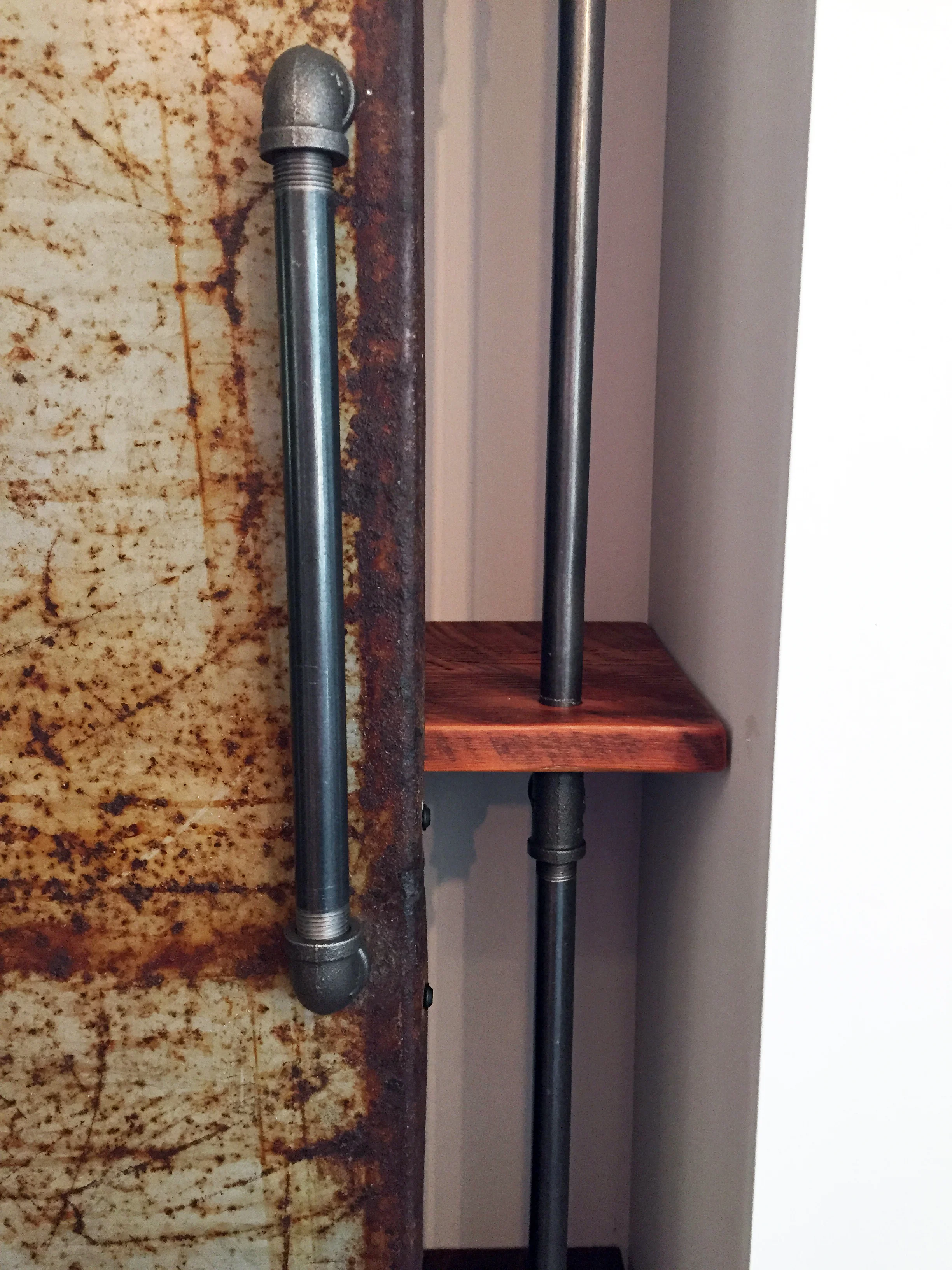 Shelving and Sliding Door Detail