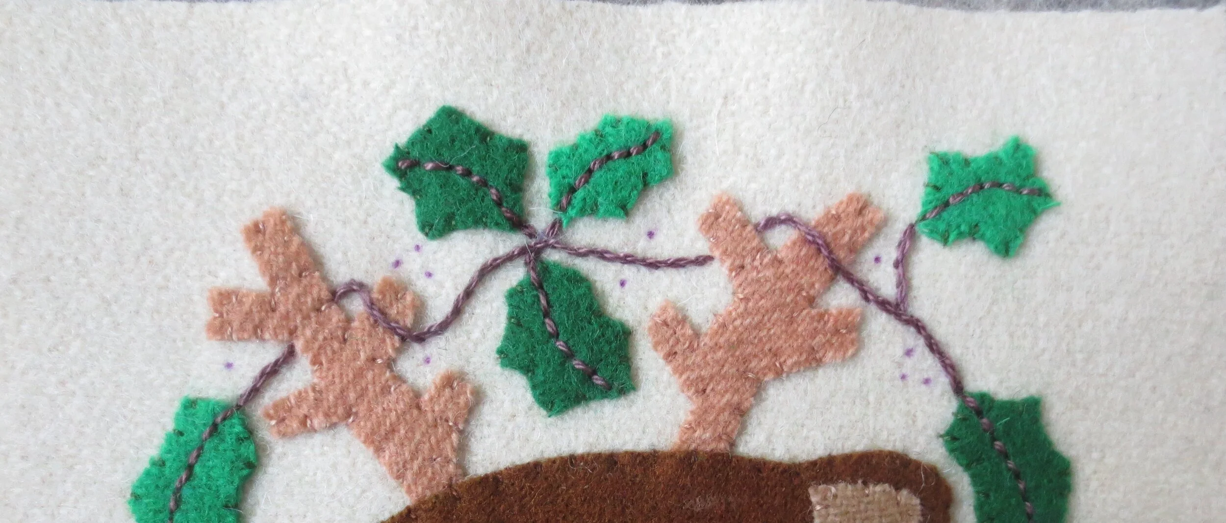 Rudolph Ornament — Butternut Plaid