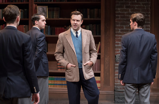 DEAD POETS SOCIETY  at Classic Stage Company  by Tom Schulman  directed by John Doyle  photo: Sarah Krulwich / The New York Times 