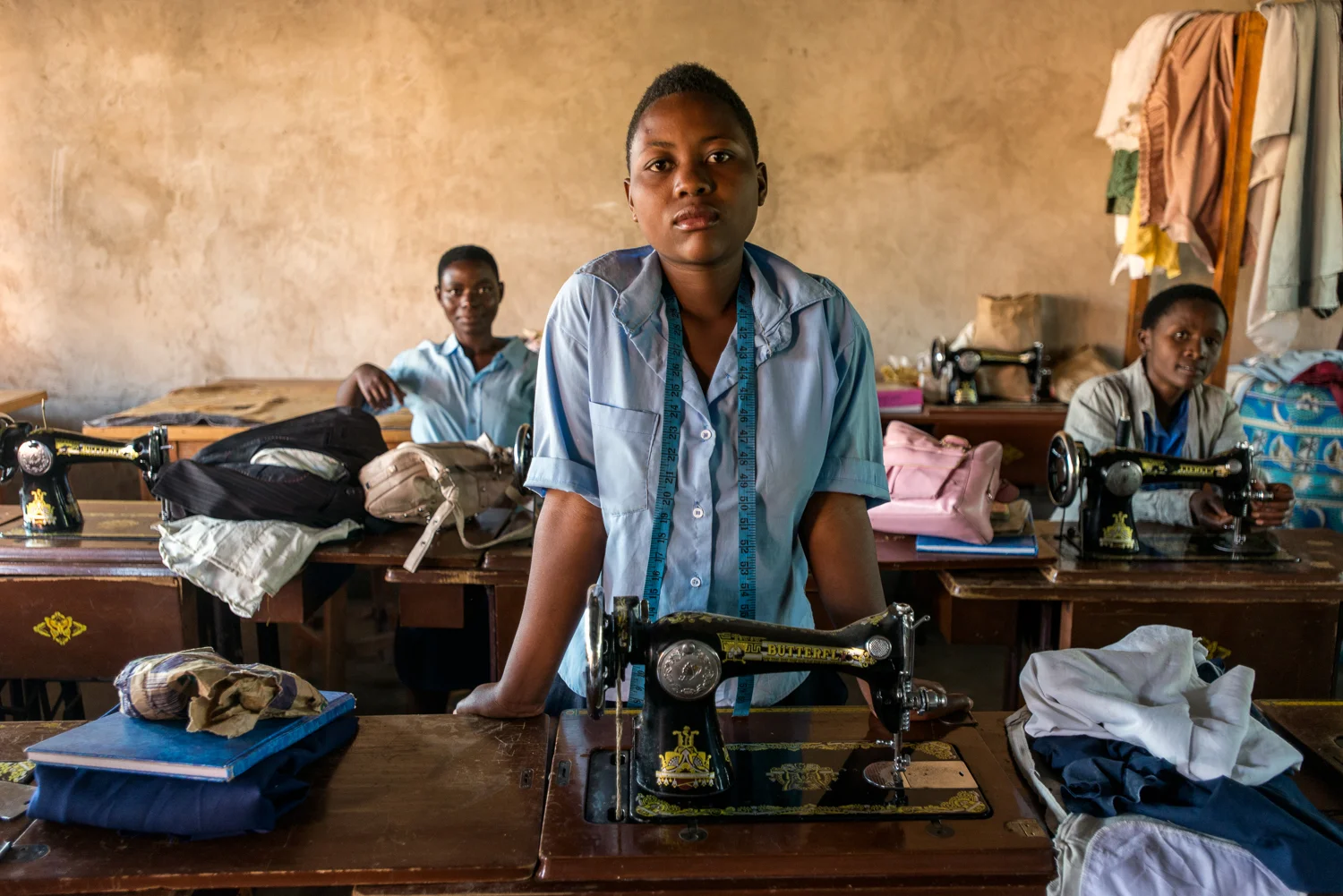  Sewing class in the children's village of Kigarama 