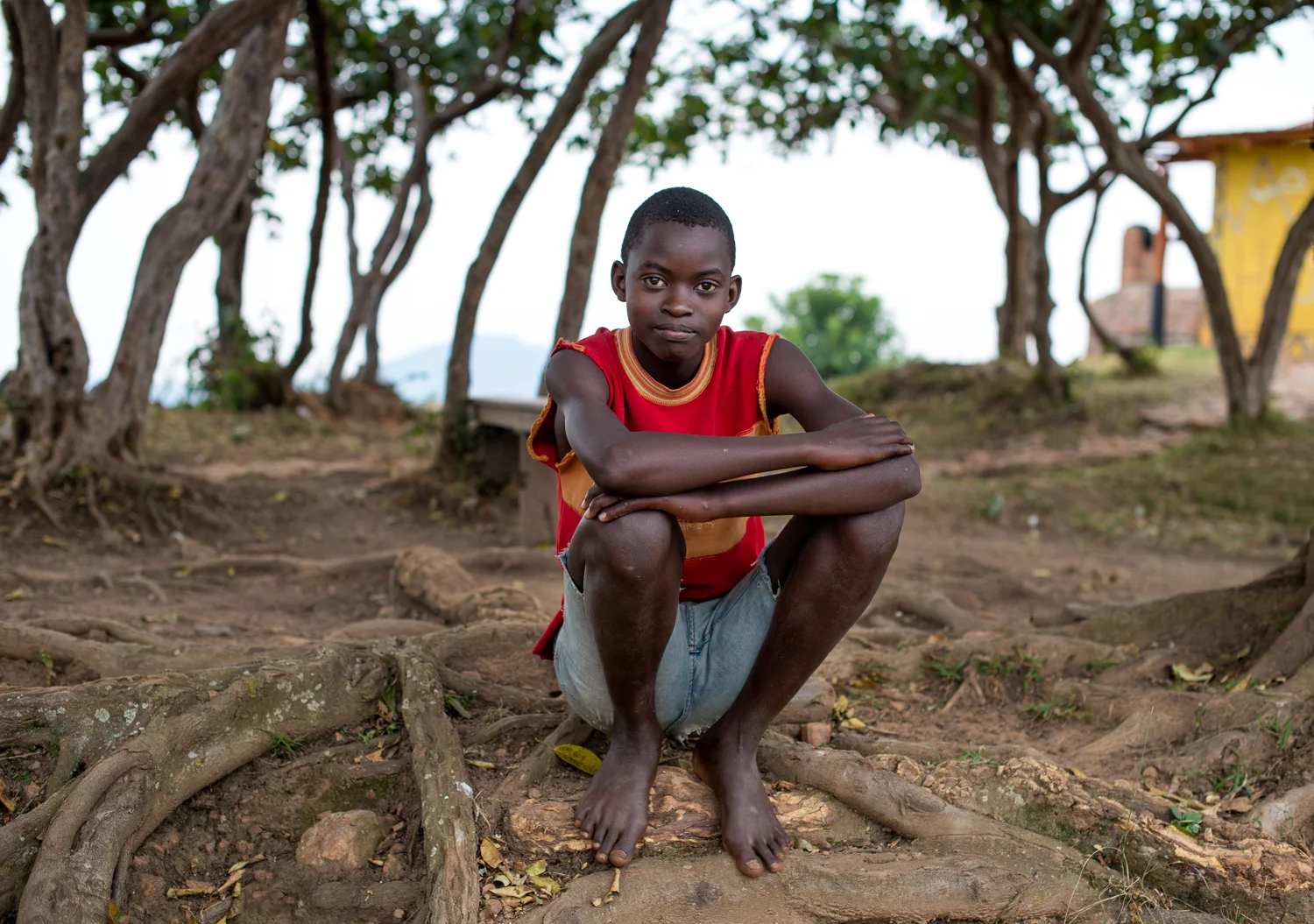  Teenage boy at L'Esperance orphanage in the children's village of Kigarama 