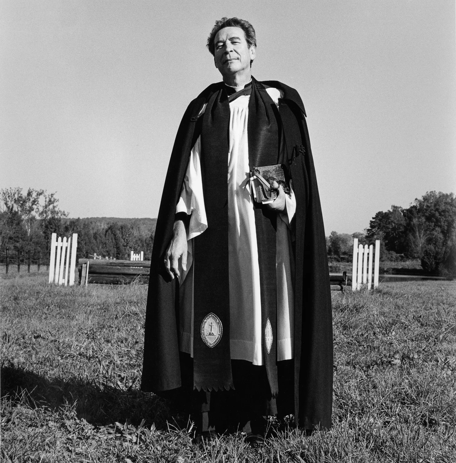  Reverend A. Nelius at the Blessing of the Hounds, Rougemont 1980 