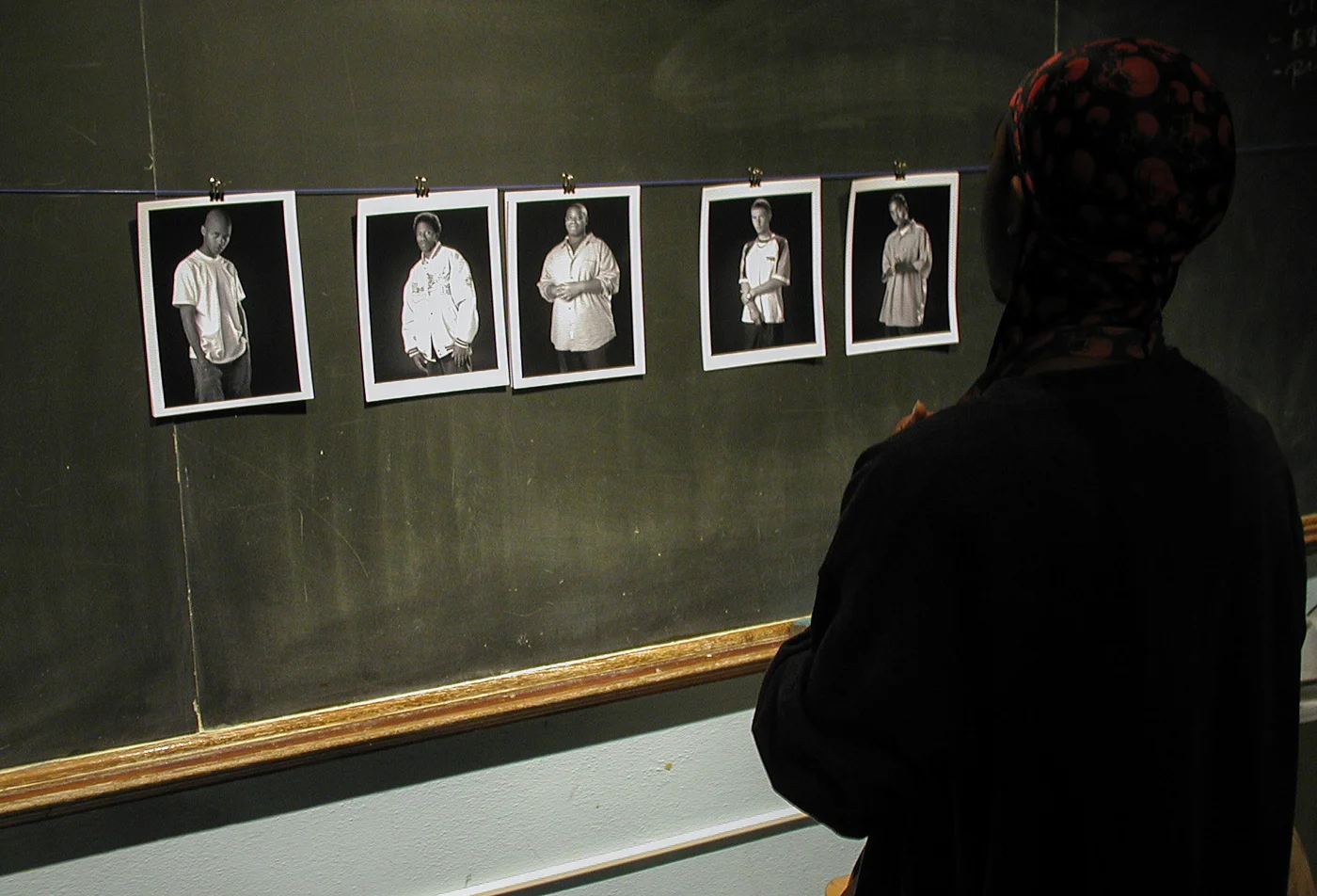  Isreal comes to see his portrait (on right) 