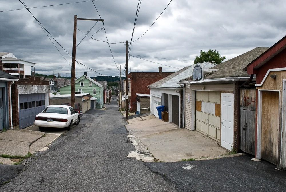  Neighborhood above steel mill, Bethlehem, Pennsylvania 2006 