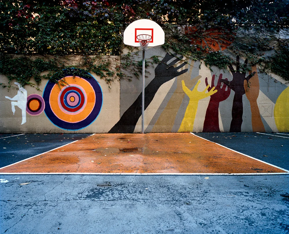  Charter school playground, Harlem, New York 2007 