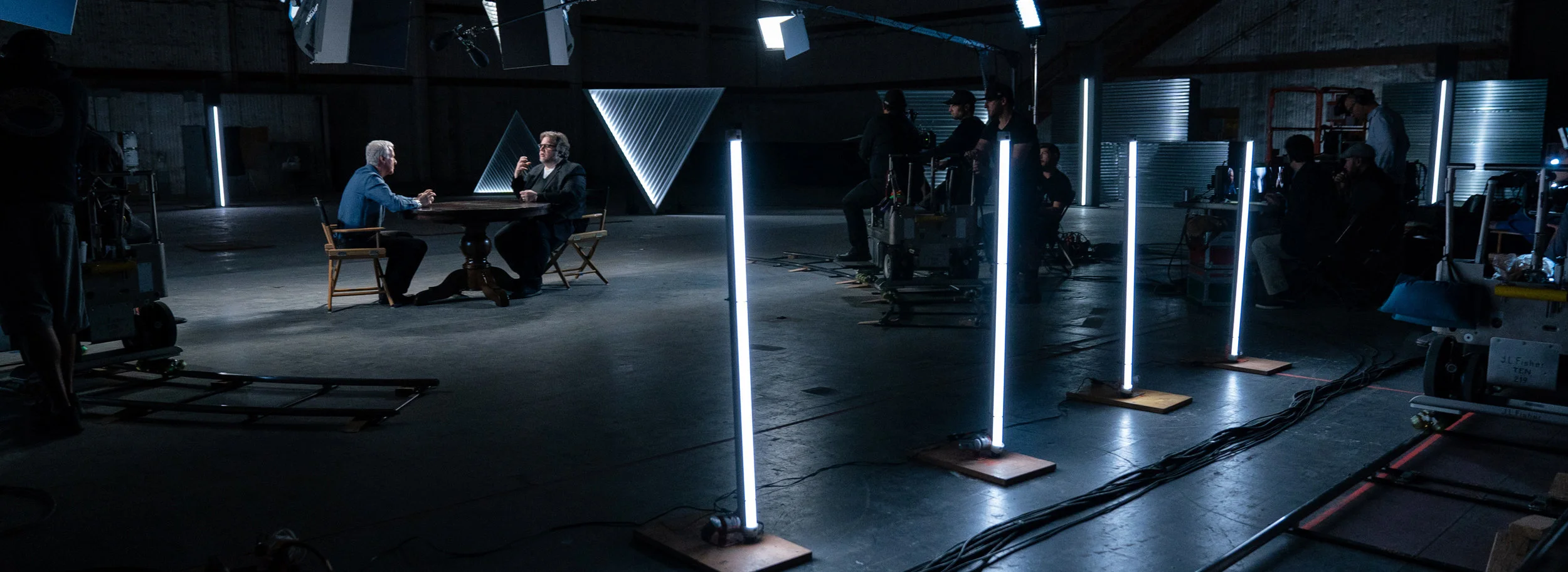 Guillermo del Toro and James Cameron for The Story of Science Fiction