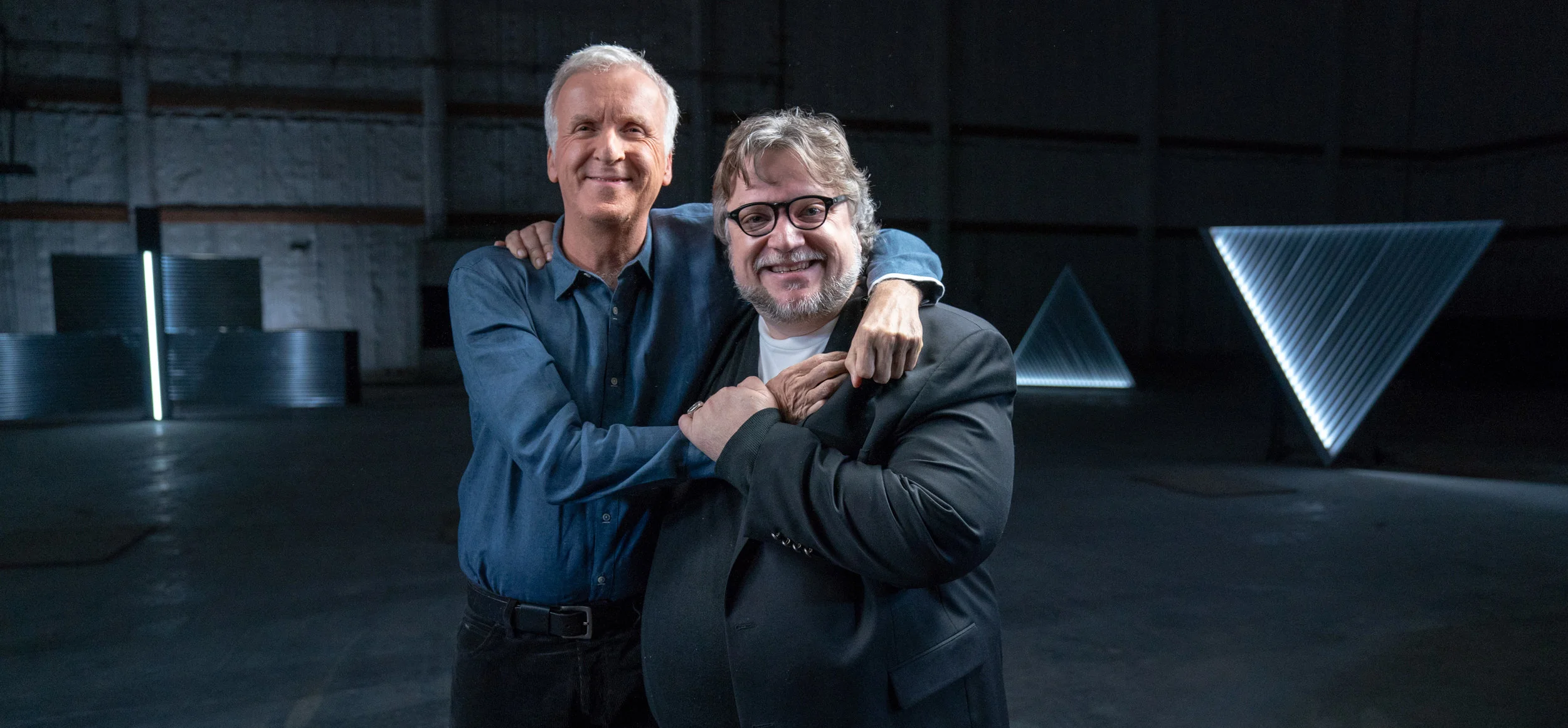 Guillermo del Toro and James Cameron for James Cameron's Story of Science Fiction