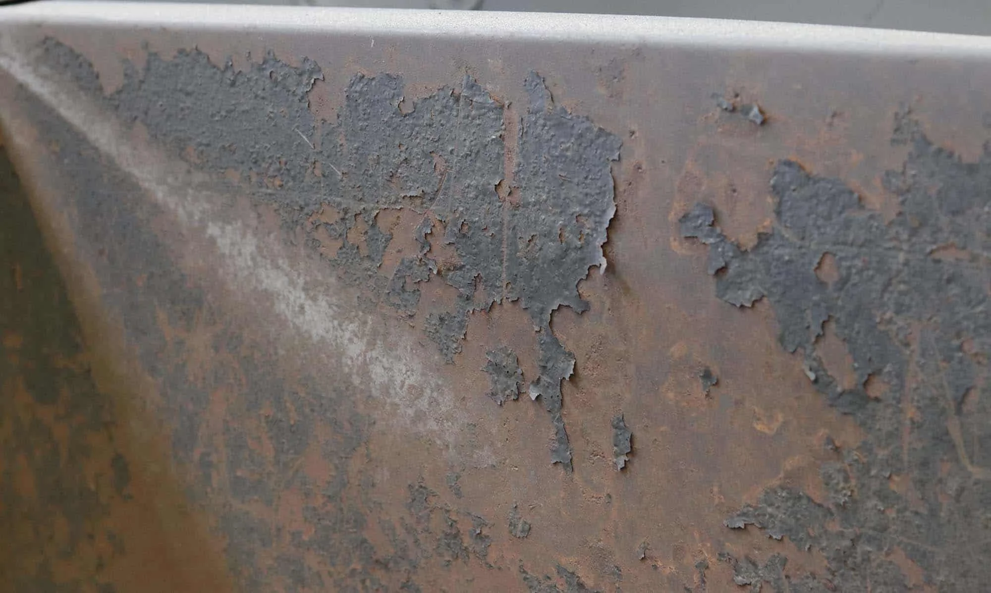 Looks pretty rough, nothing some sand blasting can't fix!