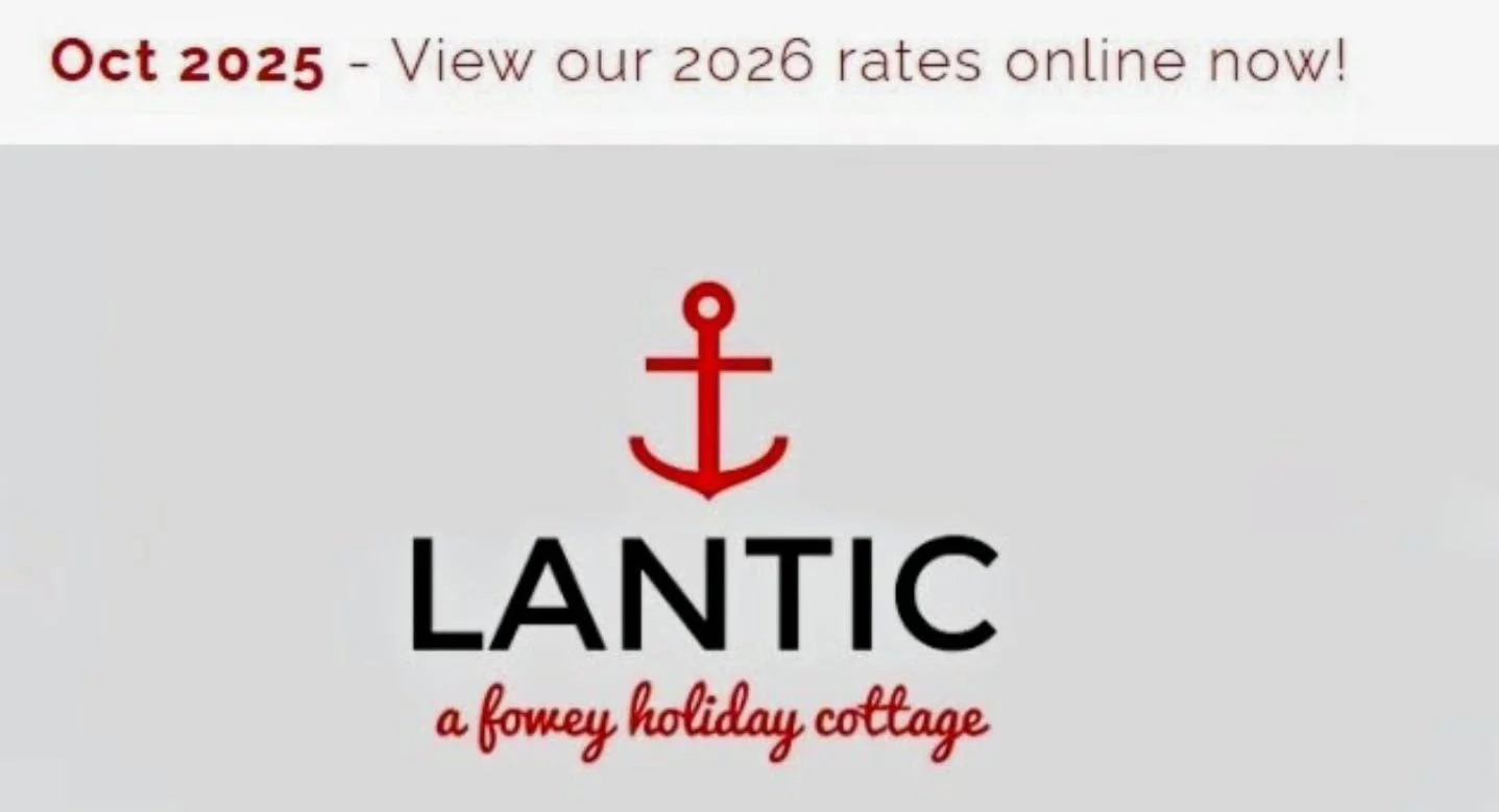 Slightly later than planned but our 2026 rates are now updated on the website!
#lantic 
#lanticfowey 
#fowey 
#foweyharbour 
#foweycornwall 
#selfcateringholidays
#foweyholidaycottages