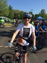 At the start of the 25-mile route... 
