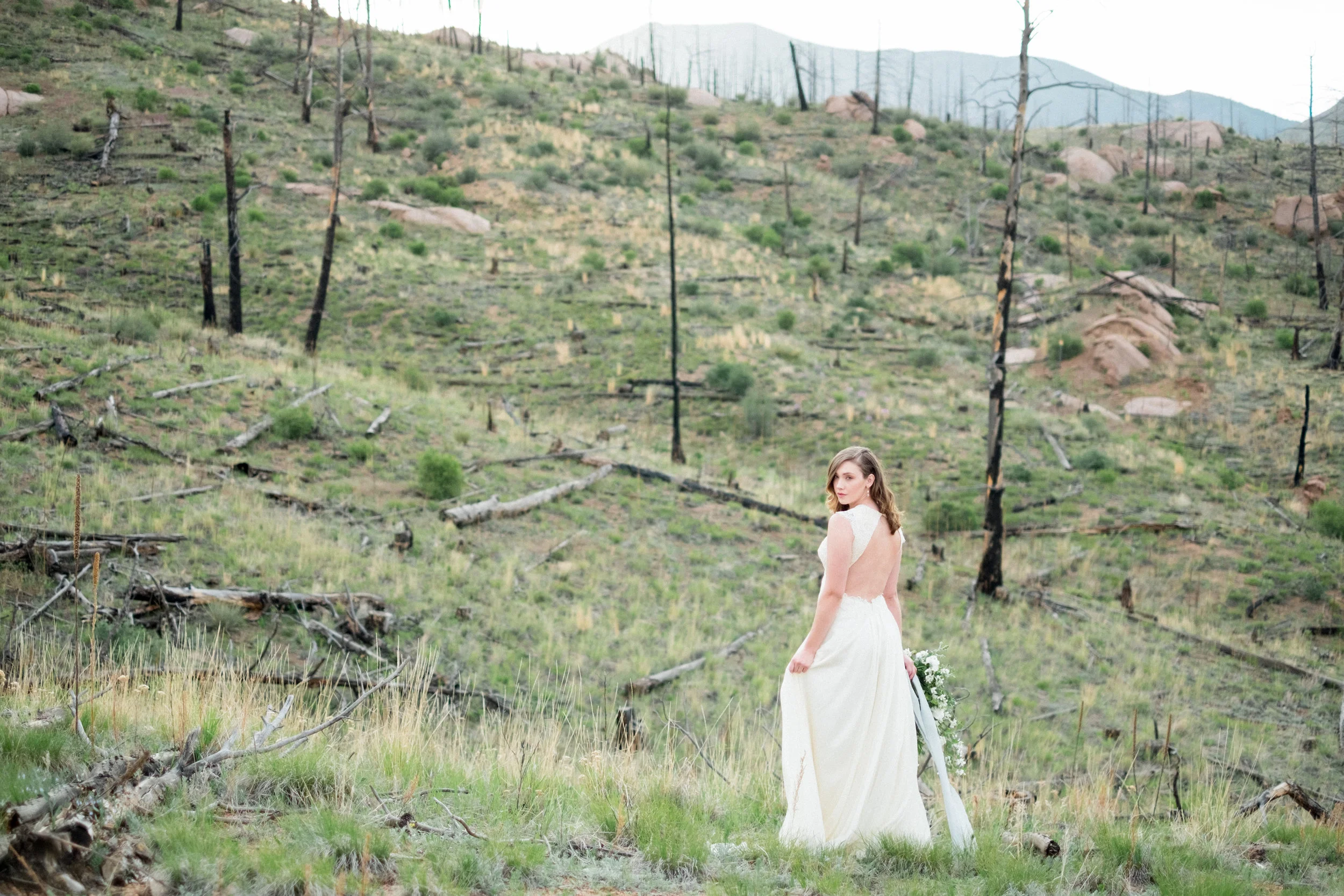Simplistic Bridal Session featured on Rocky Mountain Bride