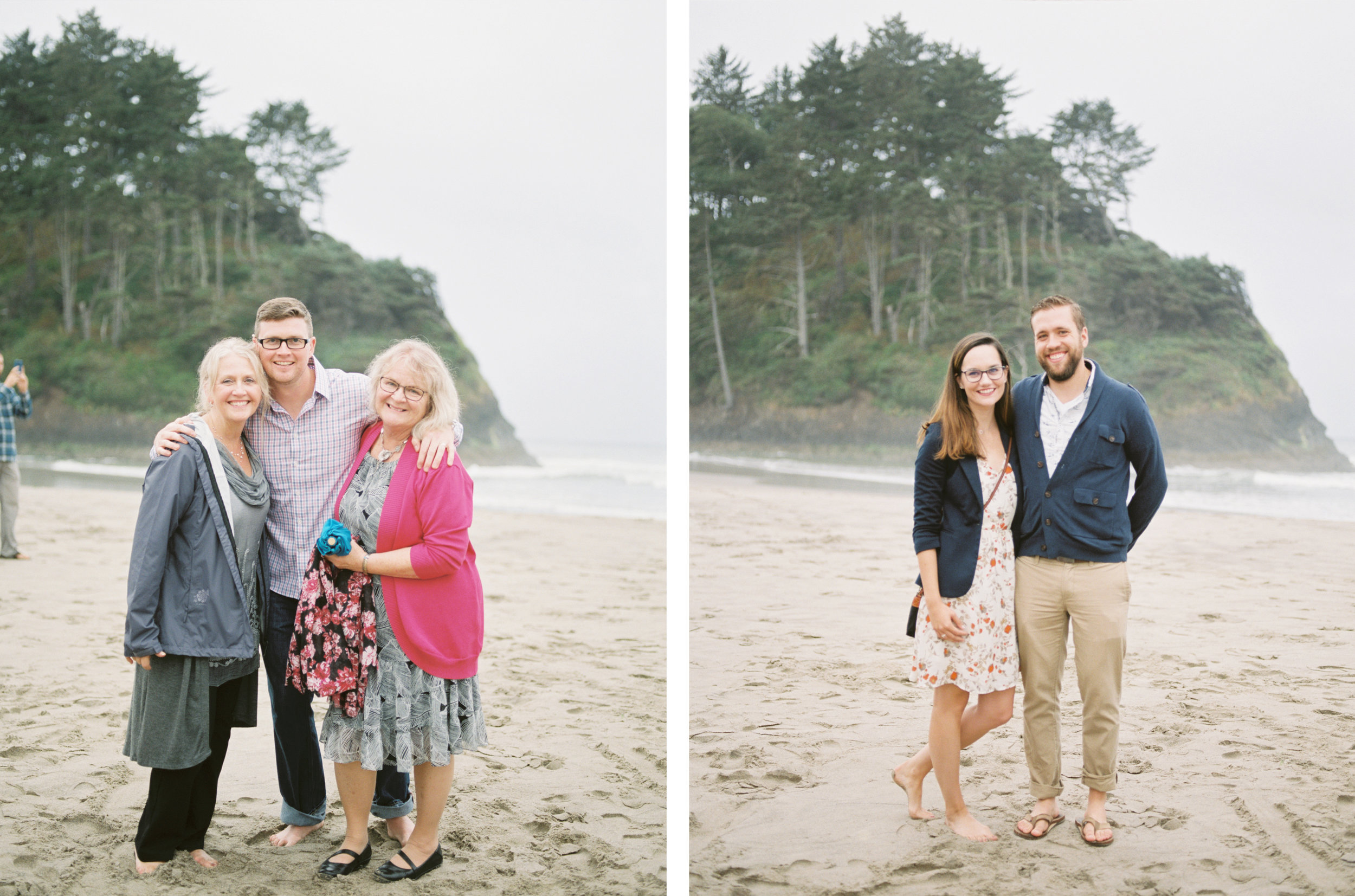 Neskowin Oregon Wedding at Proposal Rock