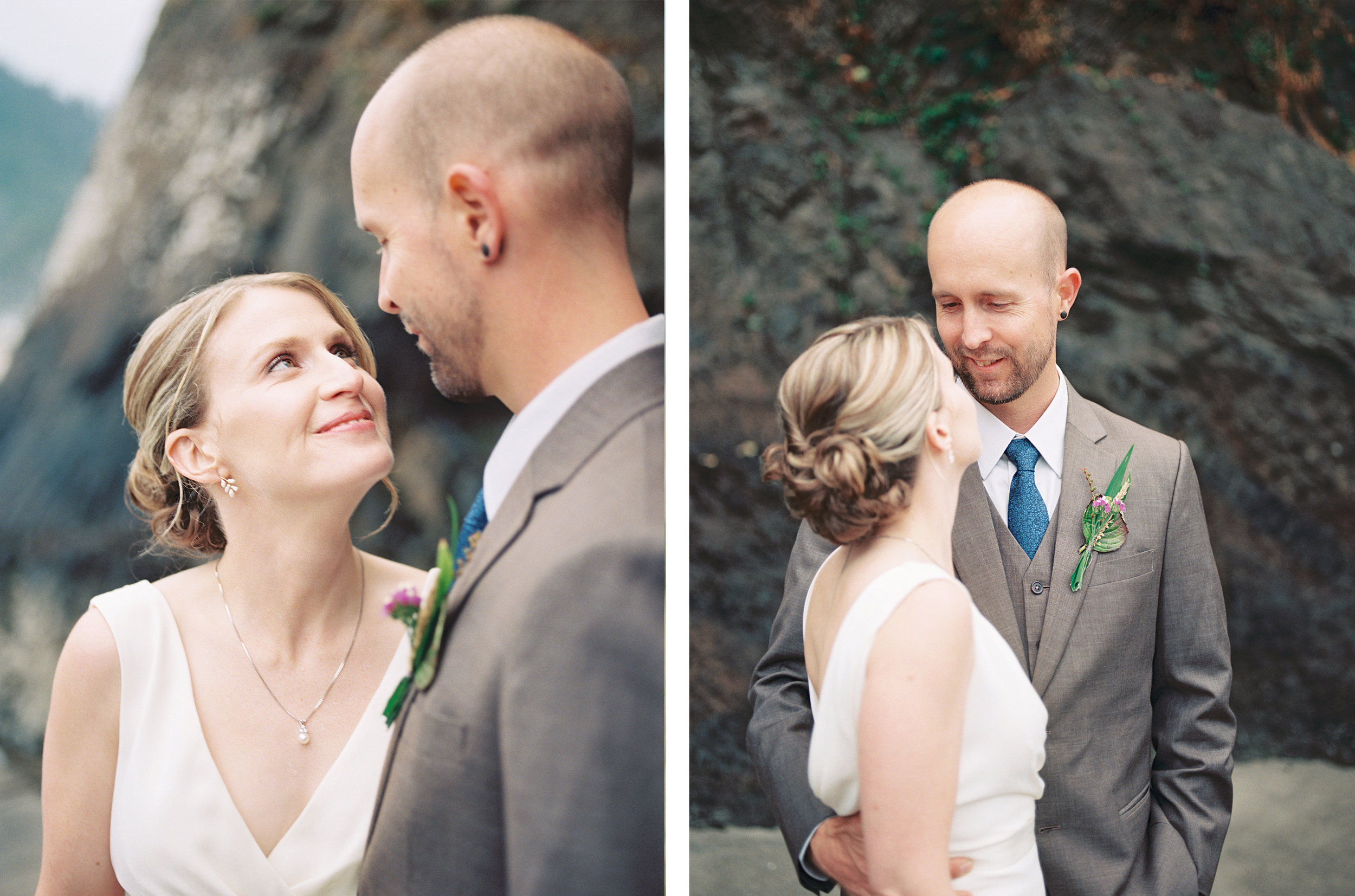 Neskowin Oregon Wedding at Proposal Rock