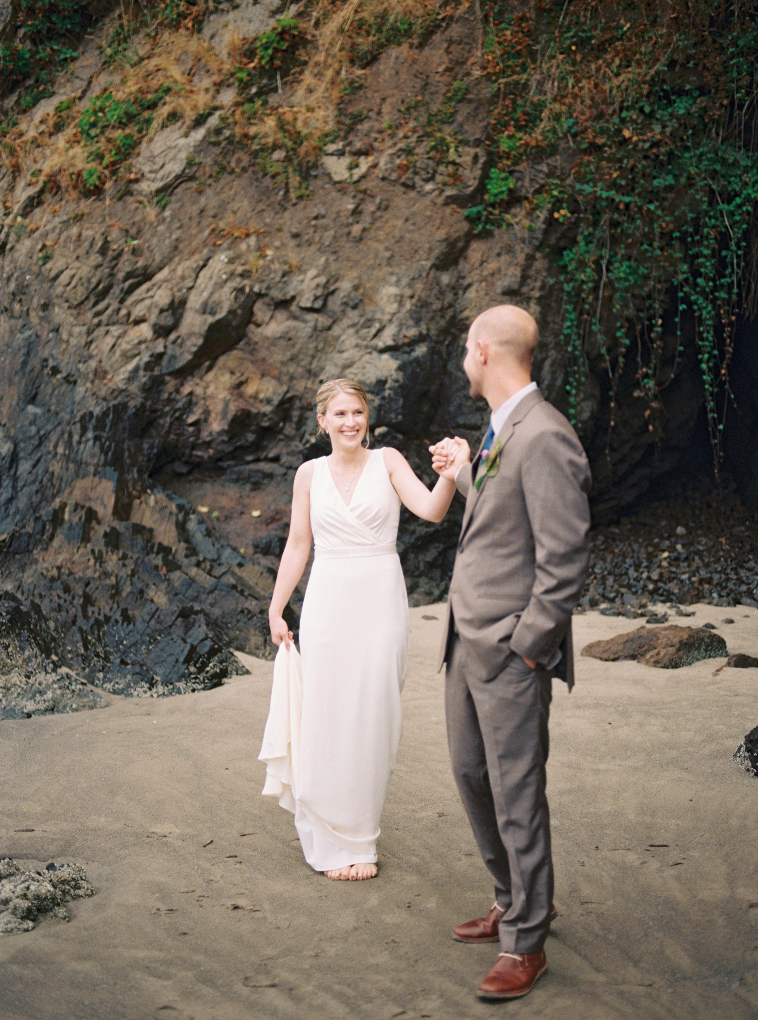 Neskowin Oregon Wedding at Proposal Rock