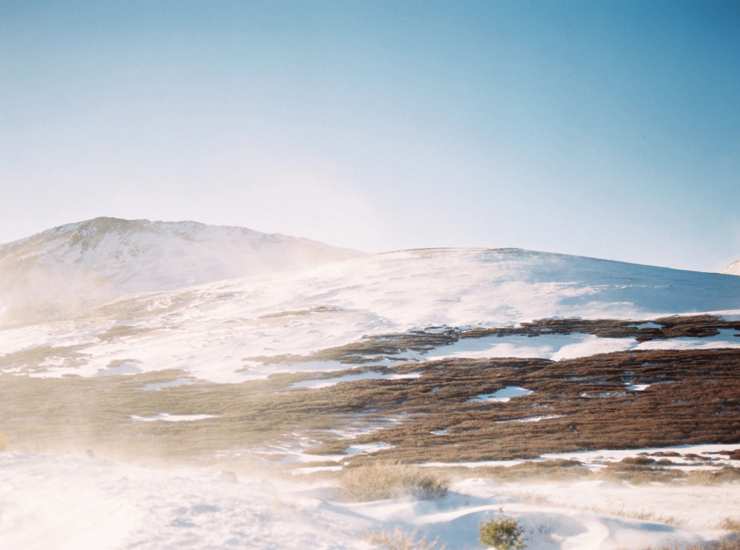 Mountain Top Winter Engagement Session