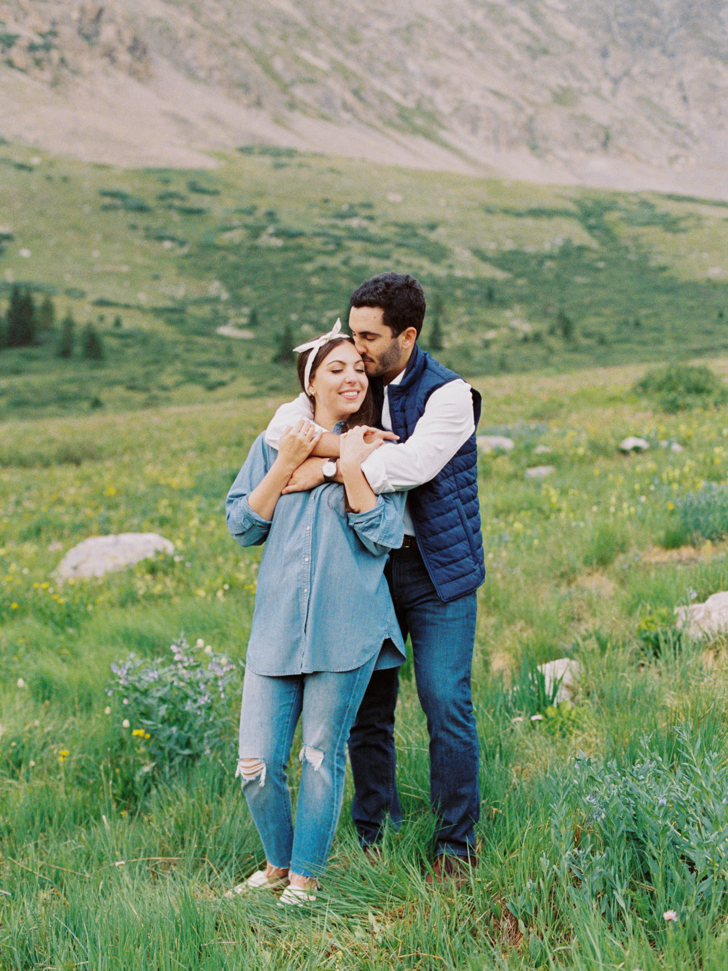 Vail Mountain Engagement Session by Tara Bielecki Photography