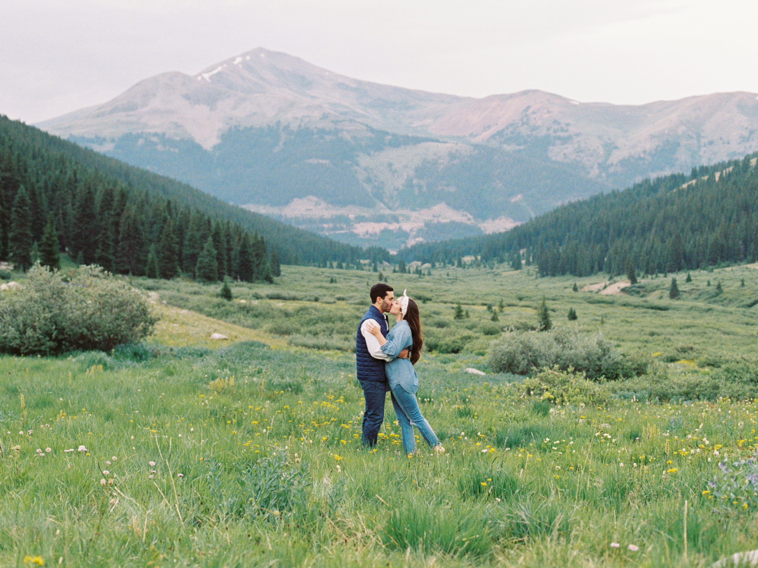 Vail Mountain Engagement Session by Tara Bielecki Photography