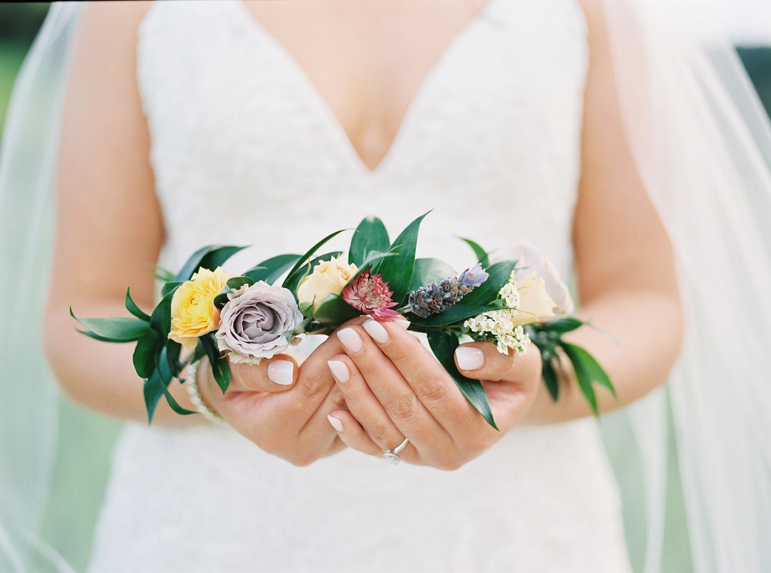 Traditional Bridal Portraits by Film Photographer Tara Bielecki in Boulder, Colorado