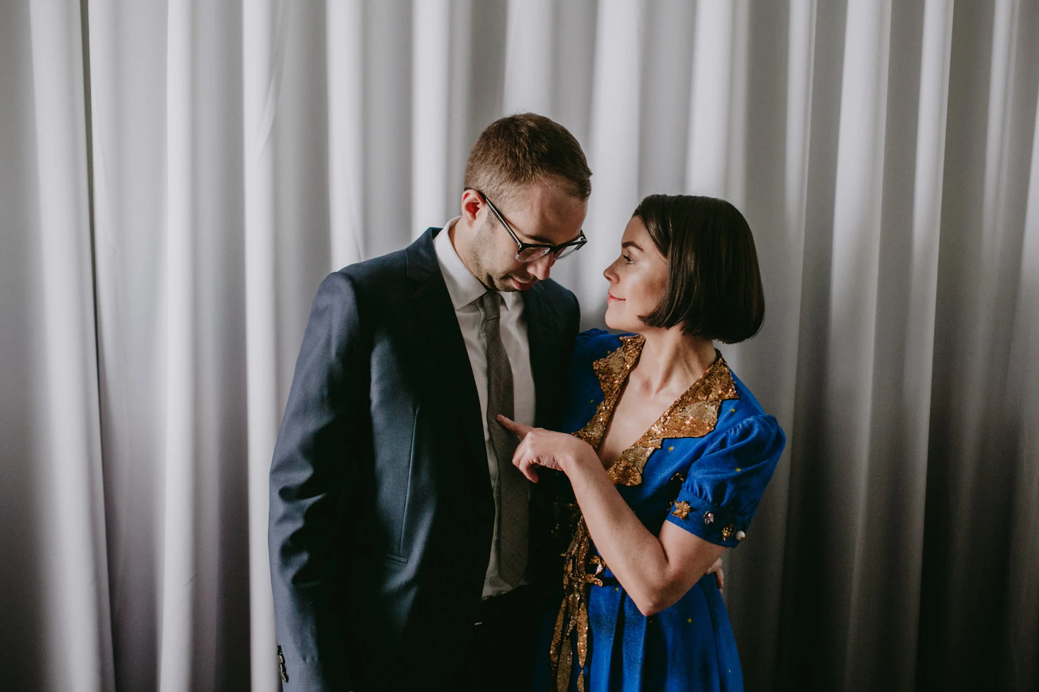 Nitehawk Cinema Wedding Brooklyn Chellise Michael
