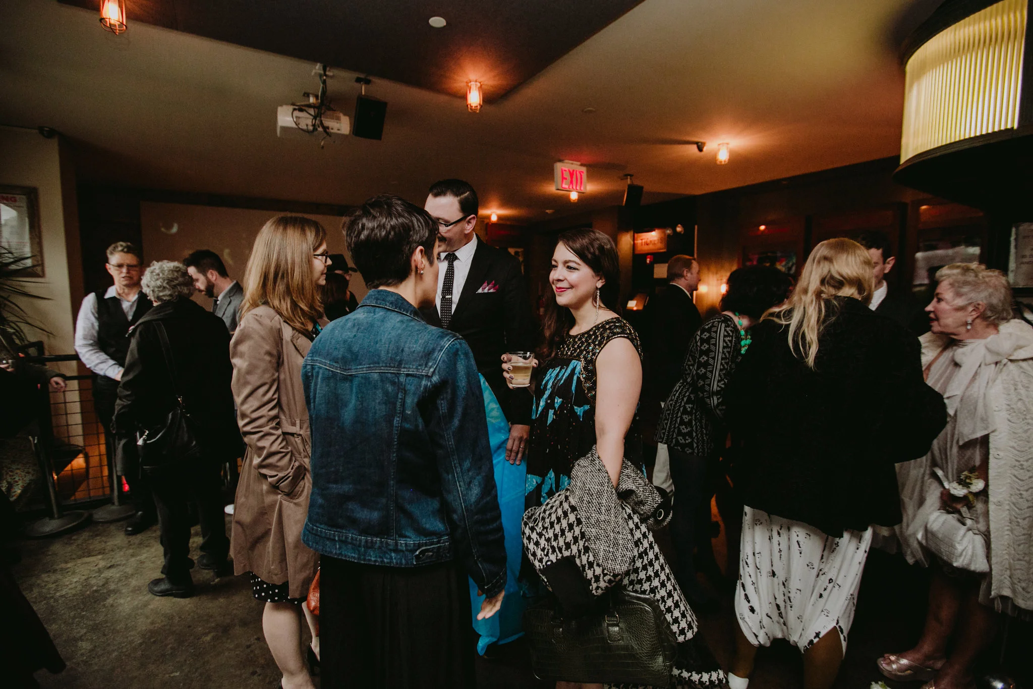 Nitehawk Cinema Wedding Brooklyn Chellise Michael